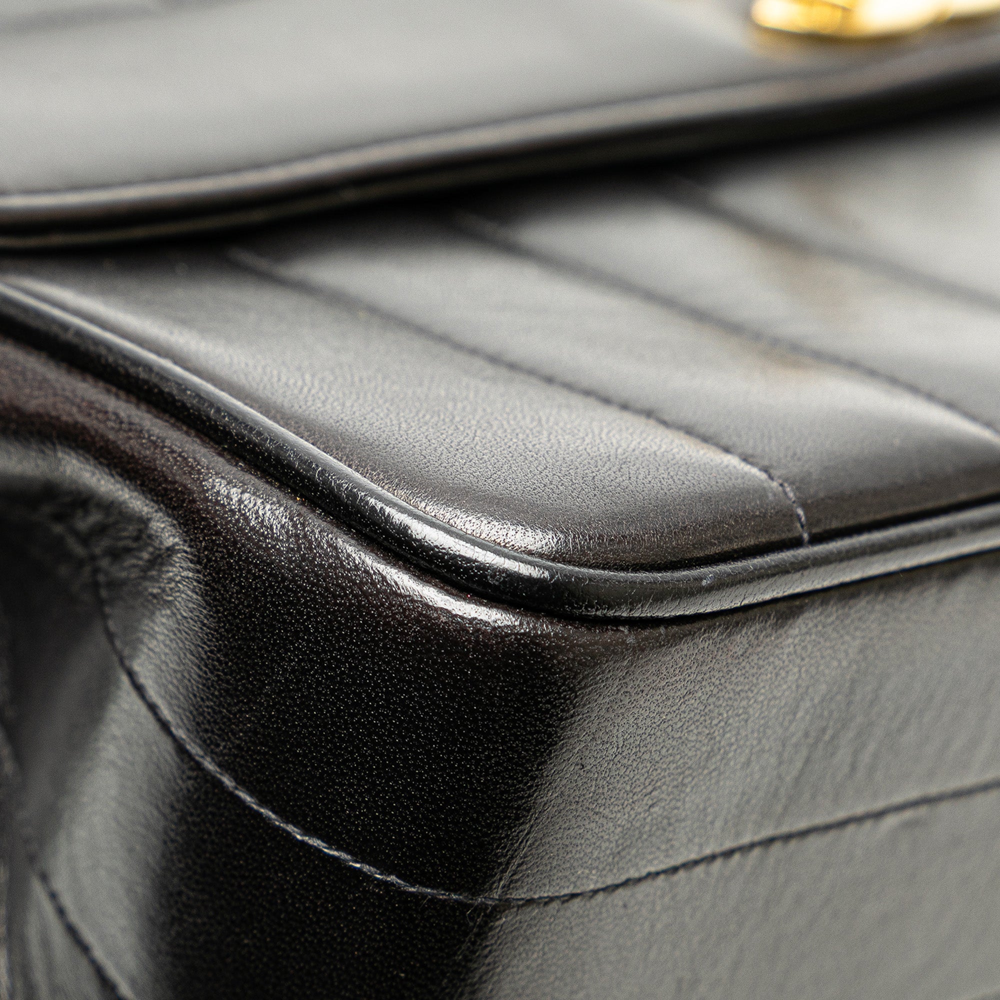 Chanel Lambskin Mademoiselle Kelly Top Handle Bag - image 10