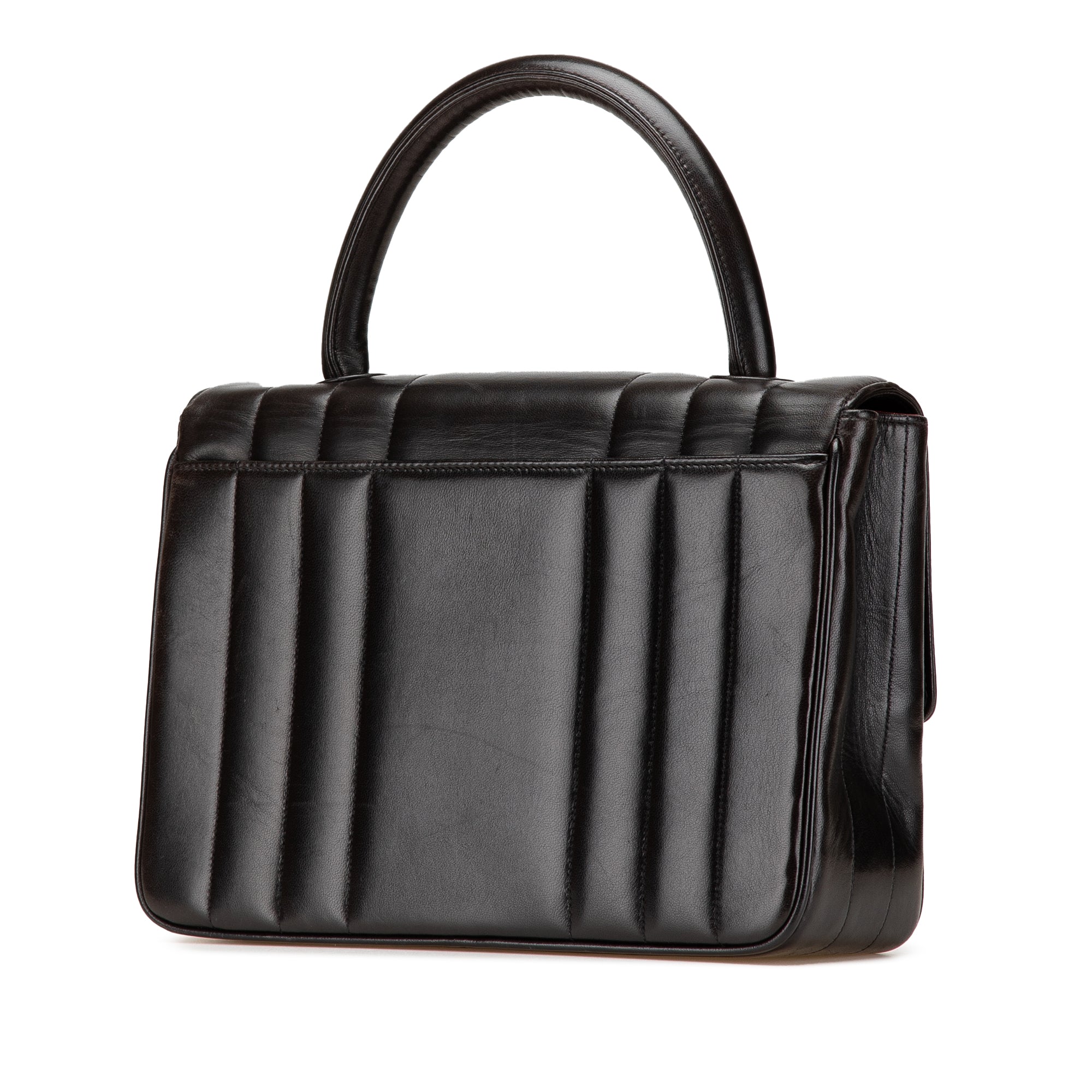 Chanel Lambskin Mademoiselle Kelly Top Handle Bag - image 2