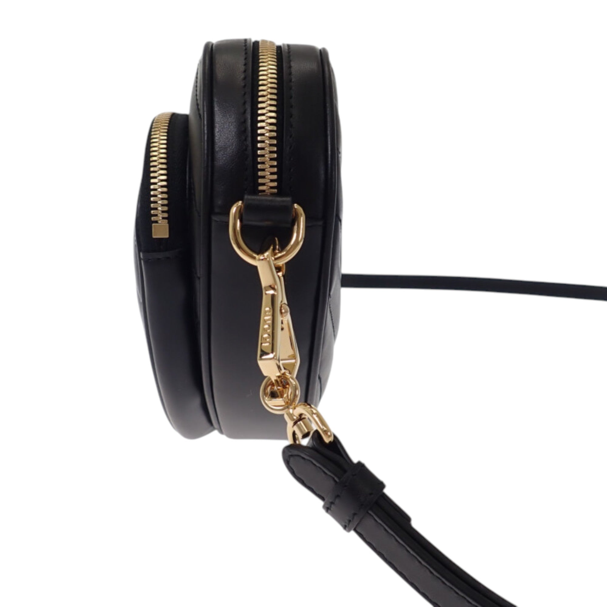 Gucci Mini Matelasse Diagonal Calfskin Interlocking G Heart Crossbody - image 10