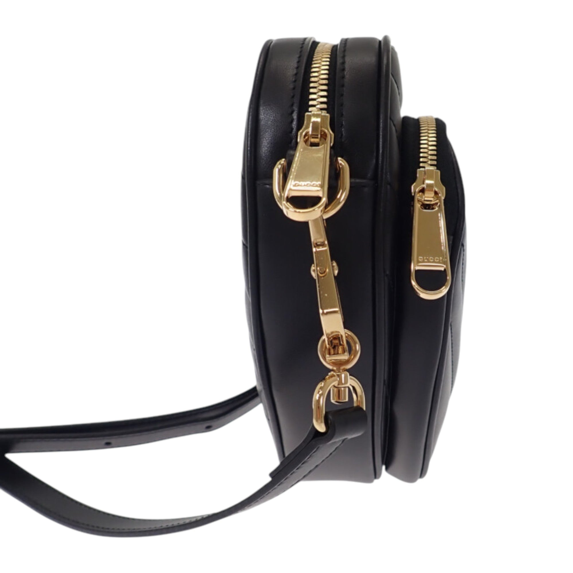 Gucci Mini Matelasse Diagonal Calfskin Interlocking G Heart Crossbody - image 9