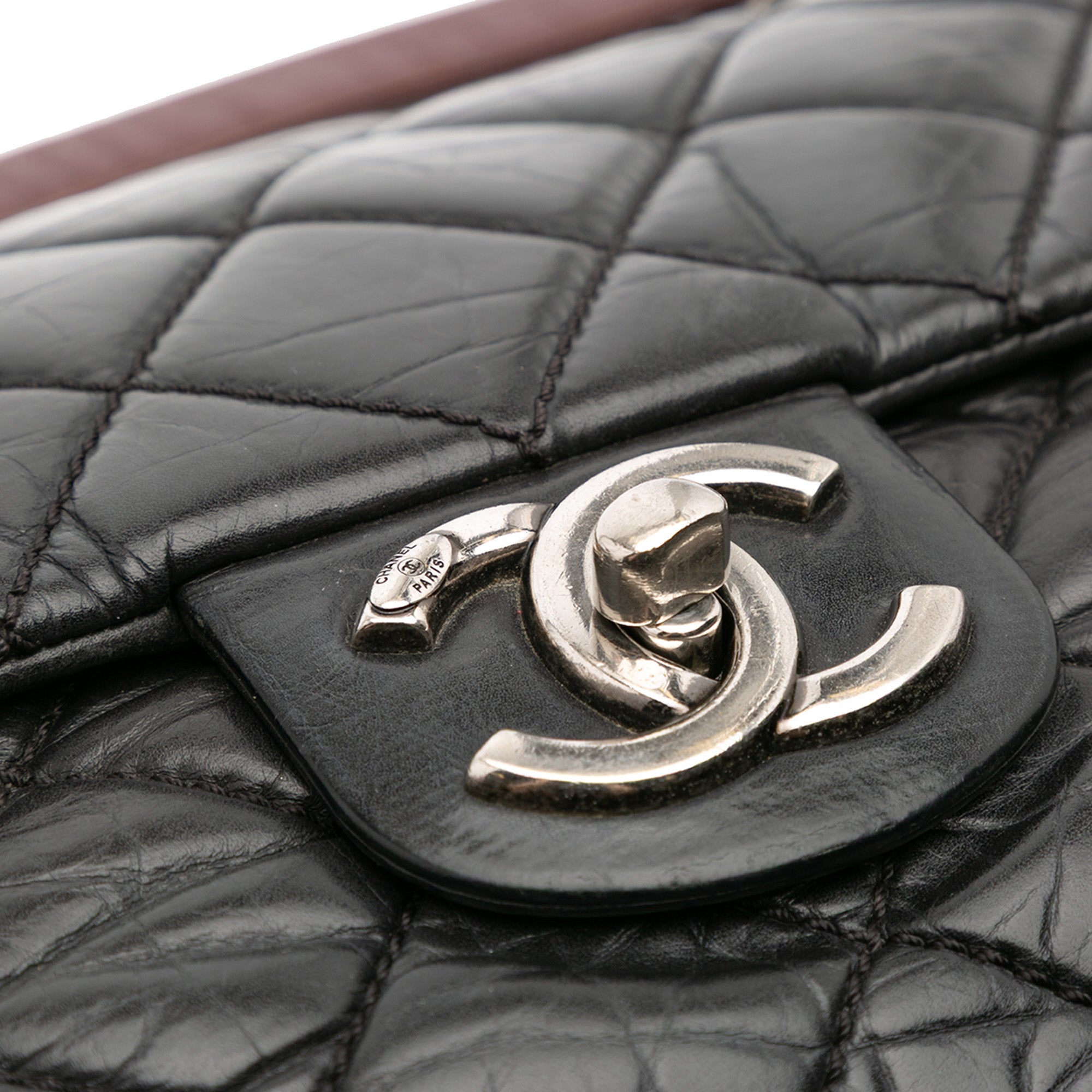 Chanel Jumbo Quilted Aged Calfskin Portobello Flap - image 7