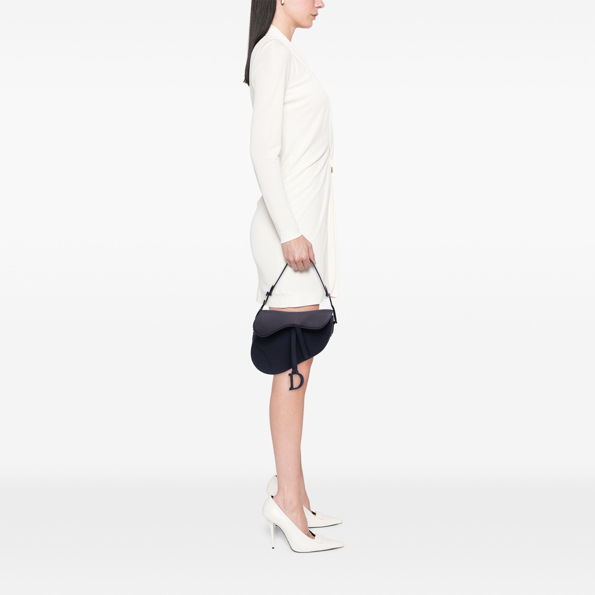 Dior Ultra Matte Calfskin Saddle Bag - image 10