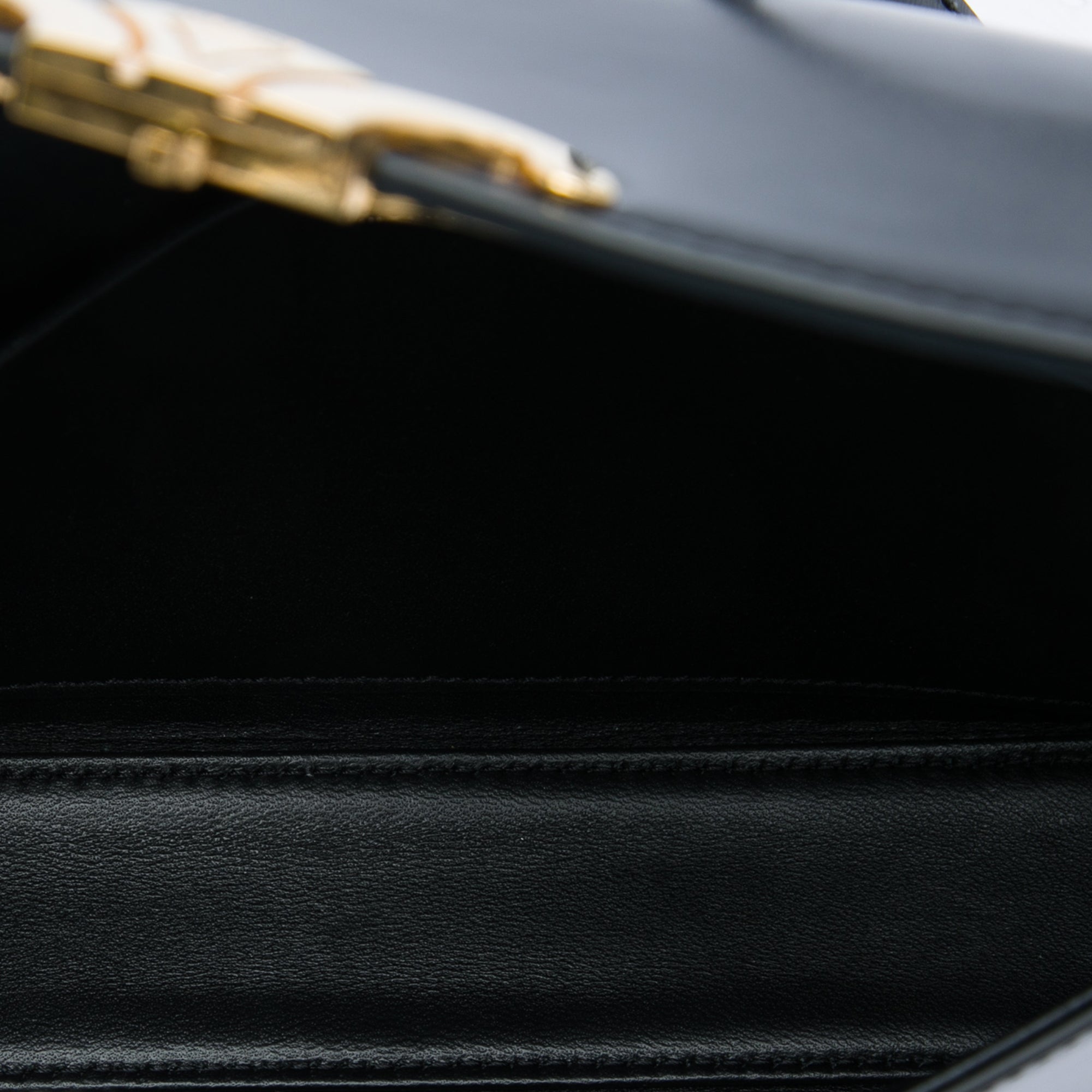 Celine Shiny Calfskin Triomphe Claude Shoulder Bag - image 4