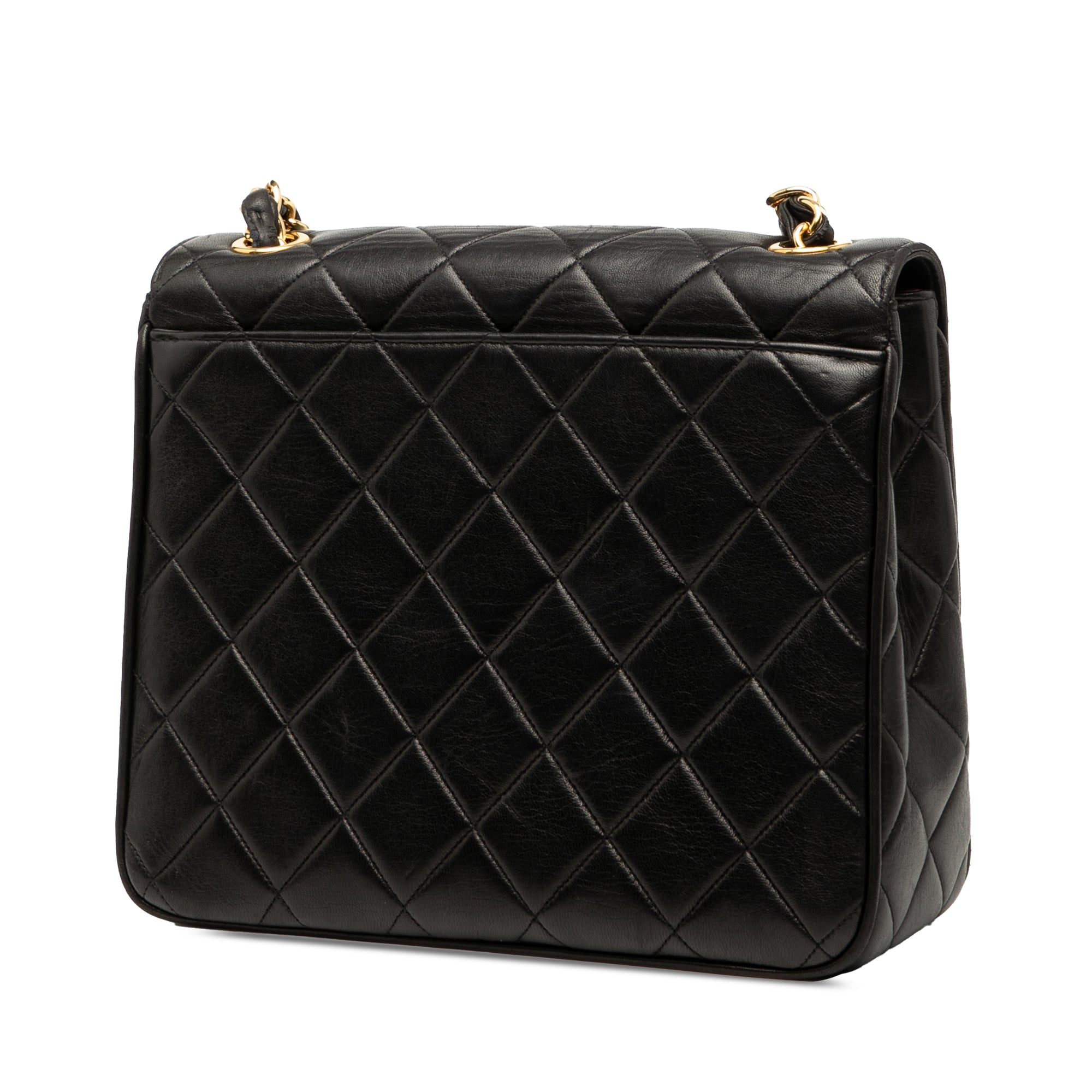 Chanel Quilted Lambskin XL Square Flap - image 2