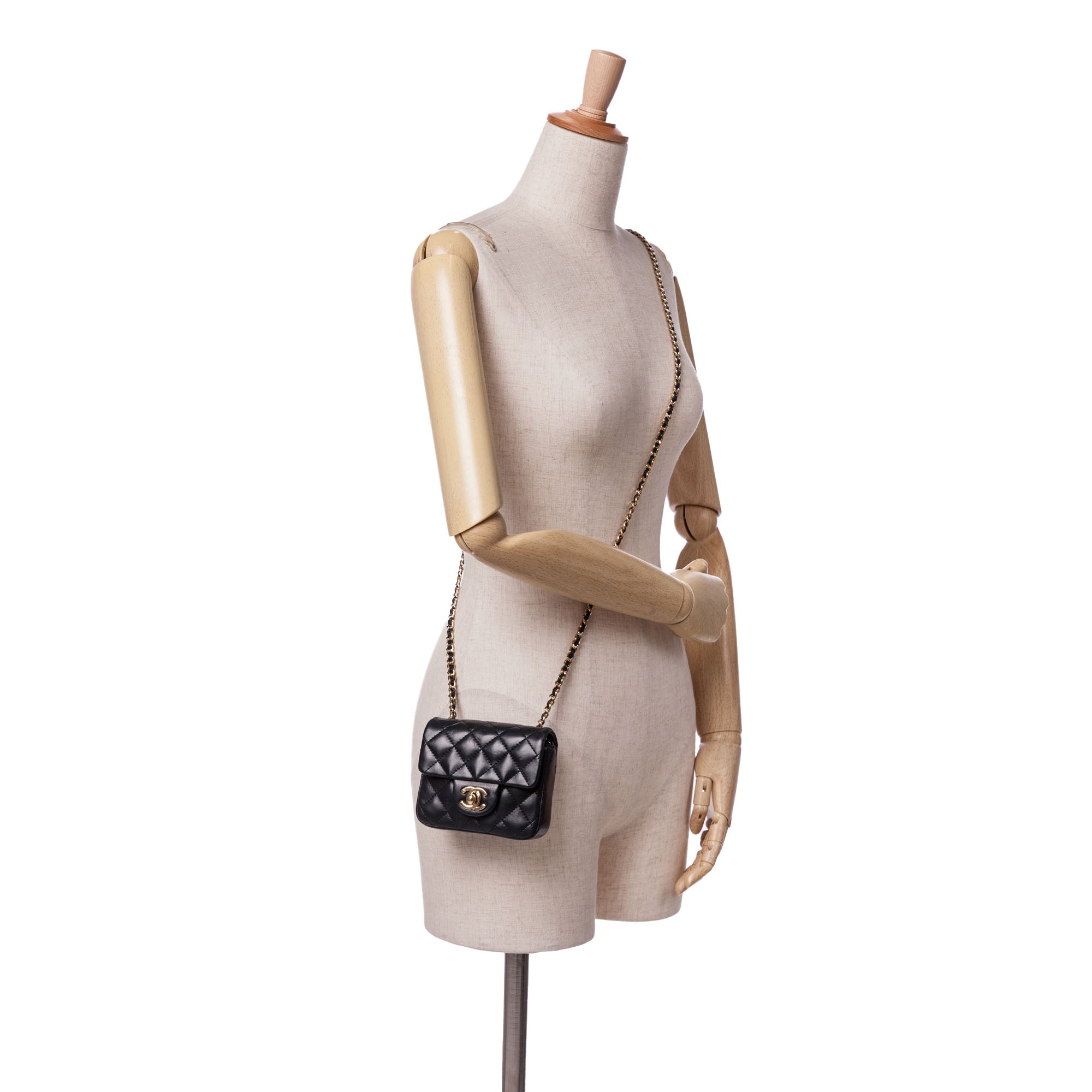Chanel Micro Quilted Lambskin Single Flap - image 10