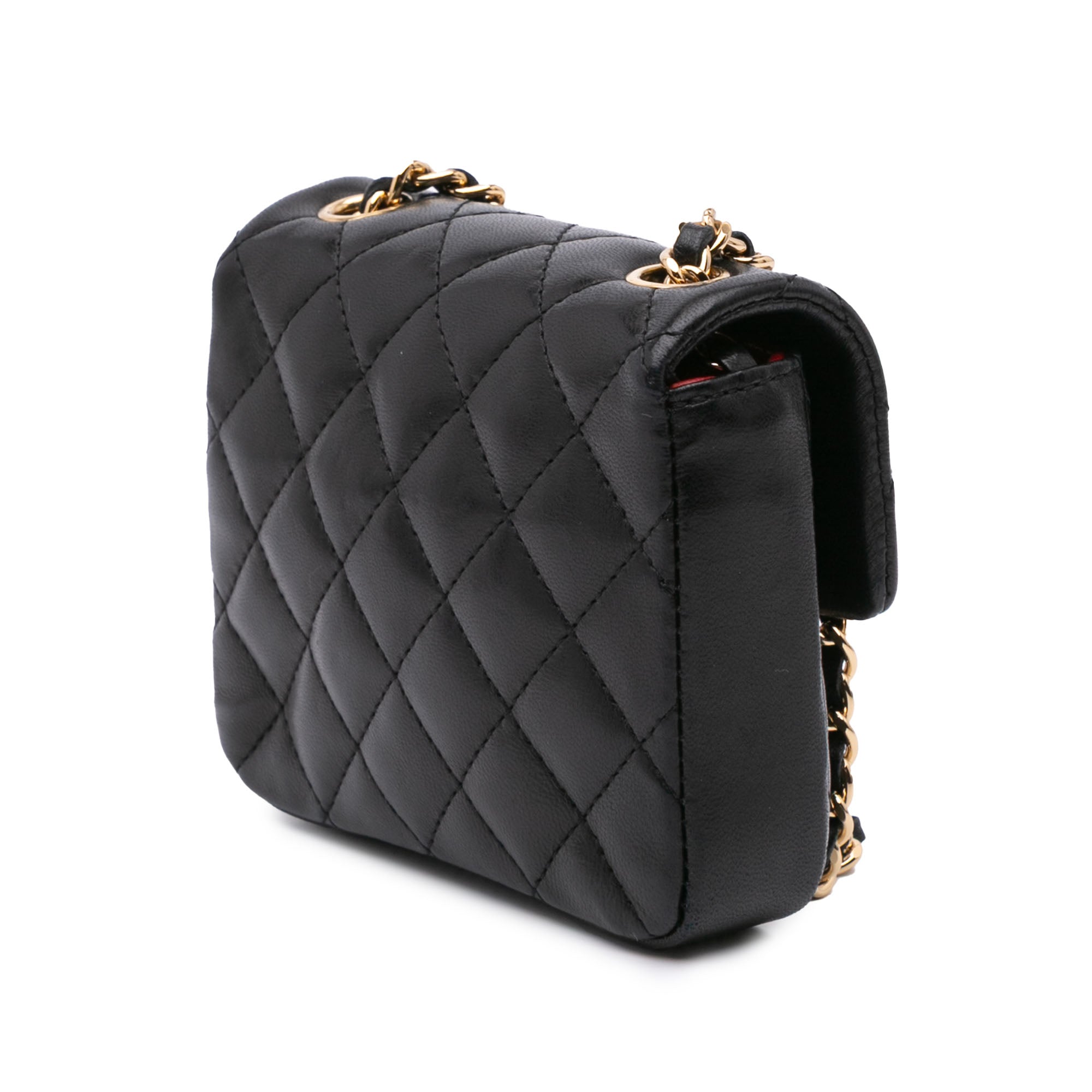 Chanel Micro Quilted Lambskin Single Flap - image 2