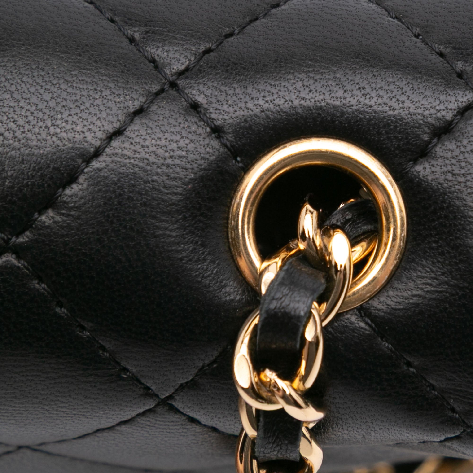 Chanel Micro Quilted Lambskin Single Flap - image 8