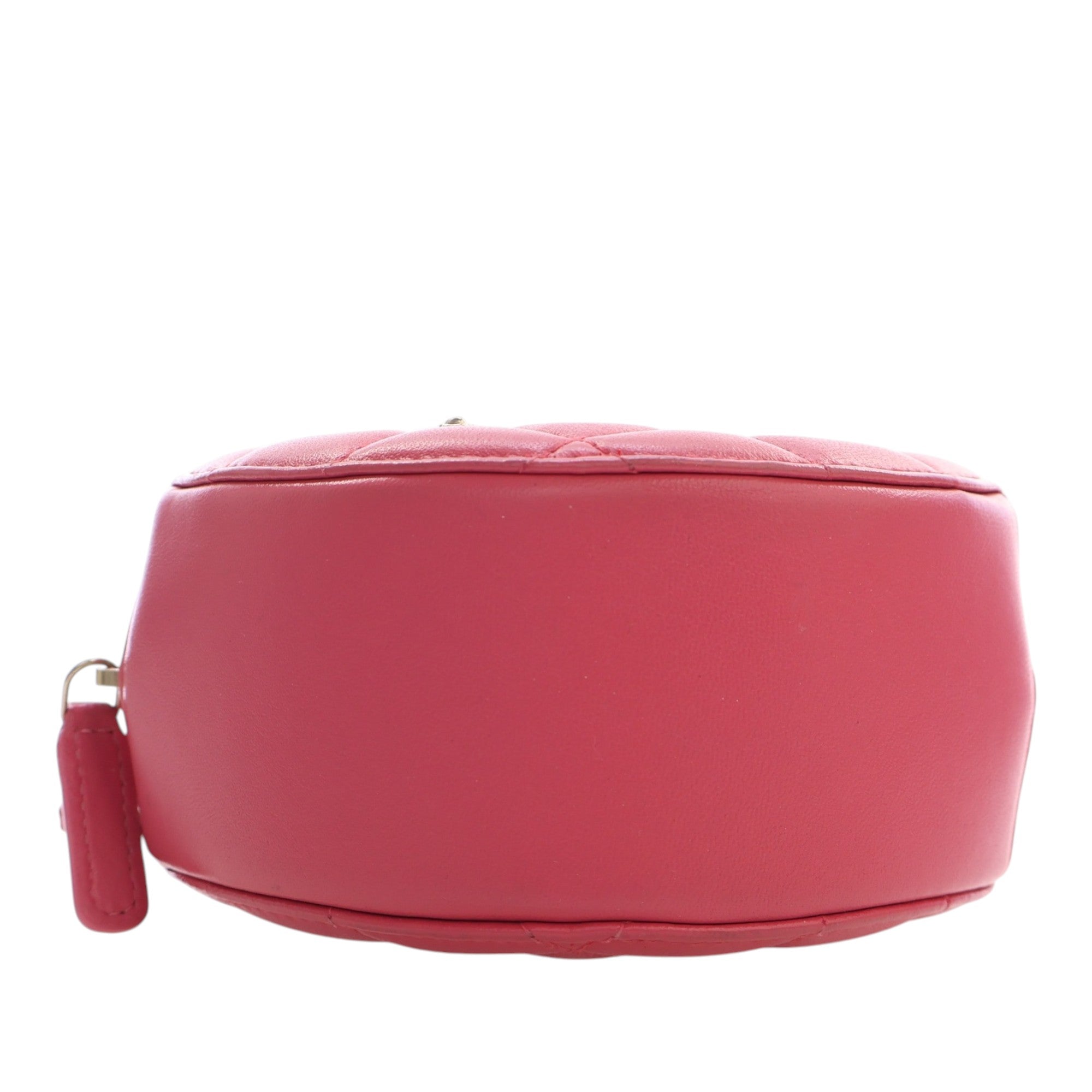 Chanel CC Quilted Lambskin Lucky Charms Round Clutch with Chain - image 13