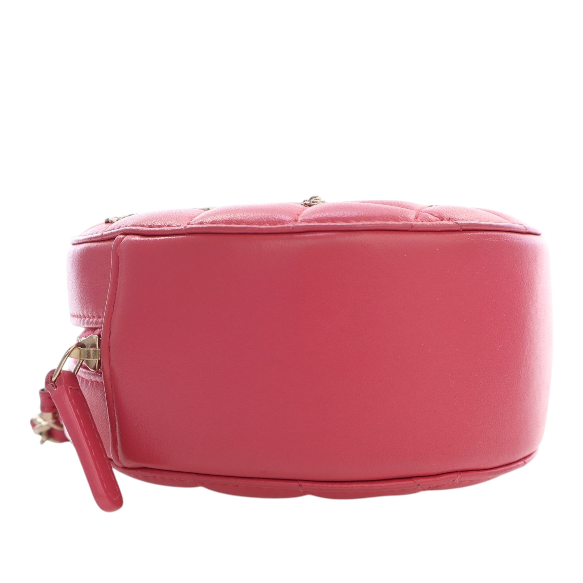 Chanel CC Quilted Lambskin Lucky Charms Round Clutch with Chain - image 5