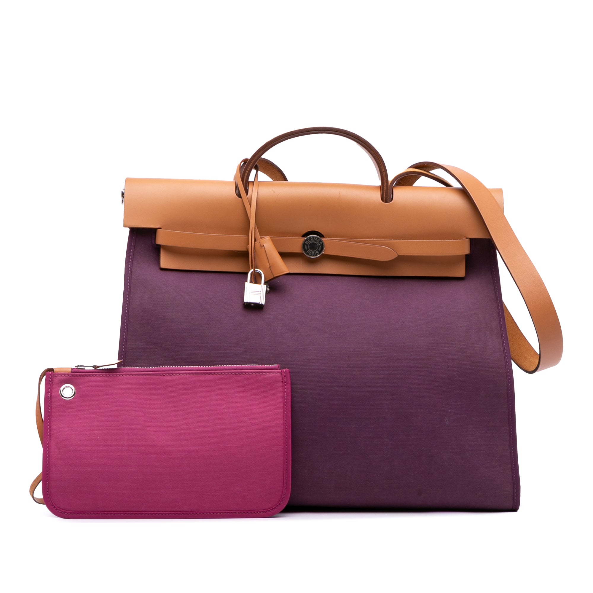 Hermès Toile Herbag Zip 39 - image 9
