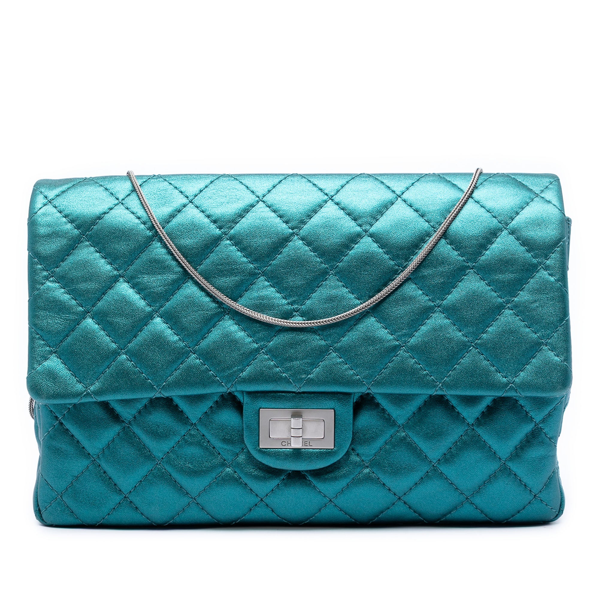 Chanel Quilted Metallic Calfskin Reissue 2.55 Flap 226 - image 1