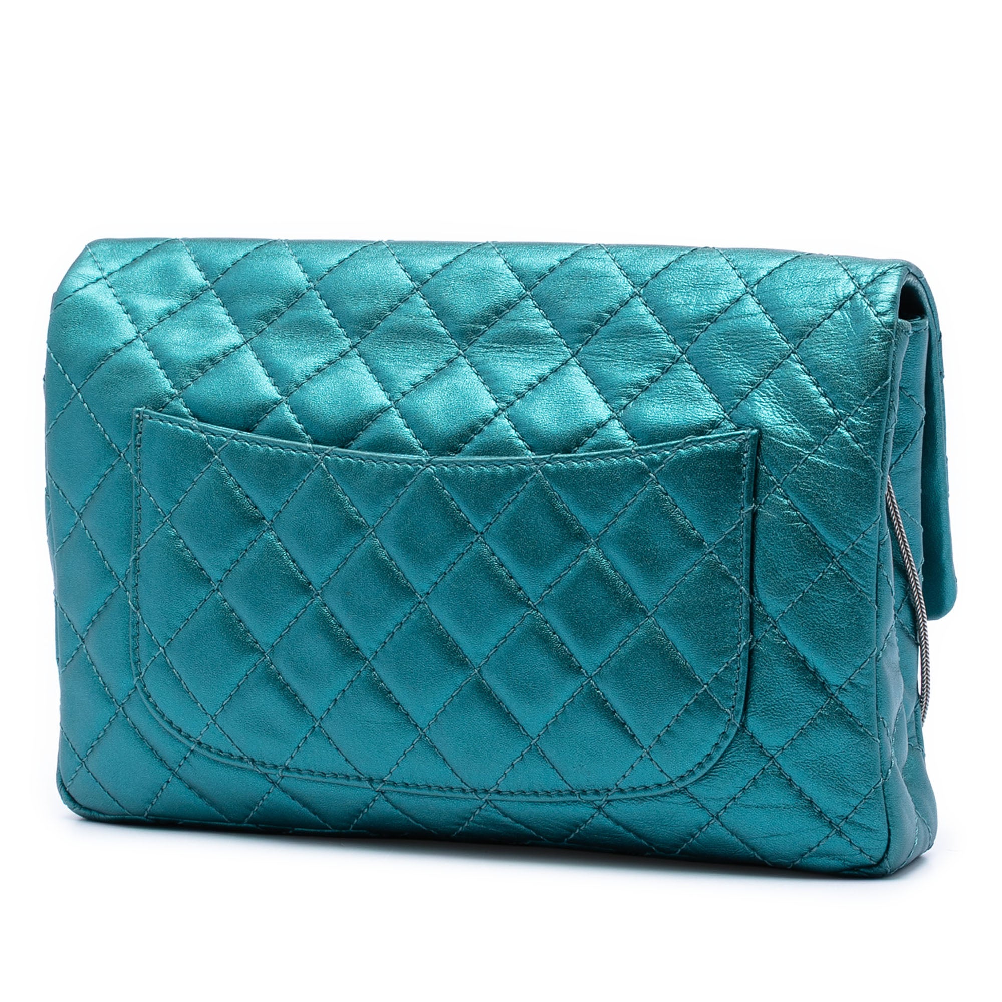 Chanel Quilted Metallic Calfskin Reissue 2.55 Flap 226 - image 2