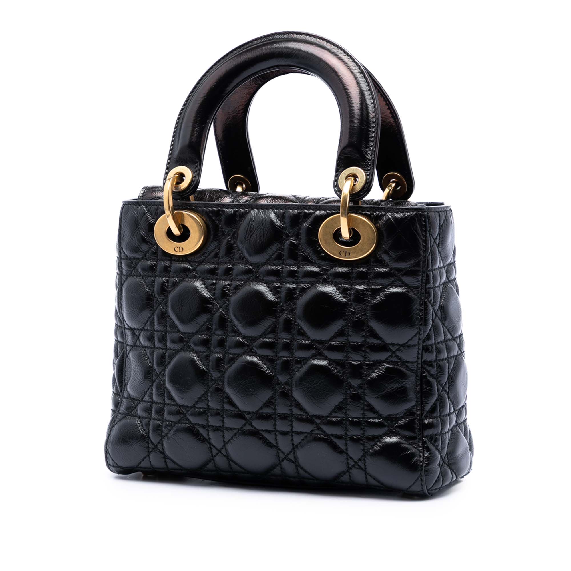Dior Small Crinkled Patent Cannage My ABCDior Lady Dior - image 2