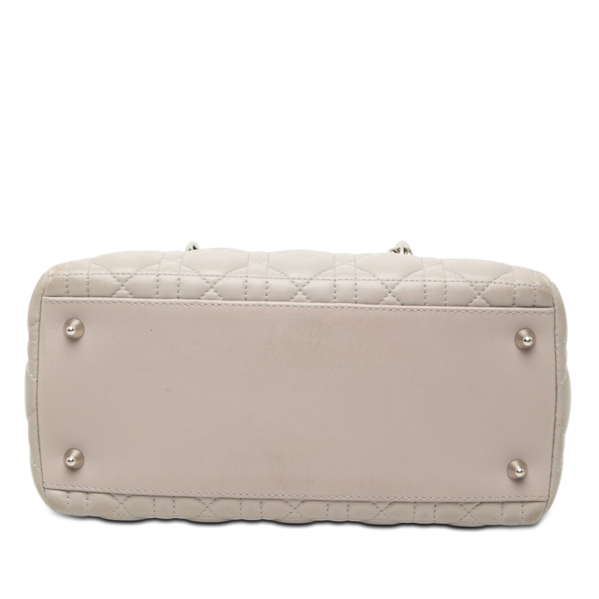 Dior Medium Lambskin Cannage Lady Dior - image 3