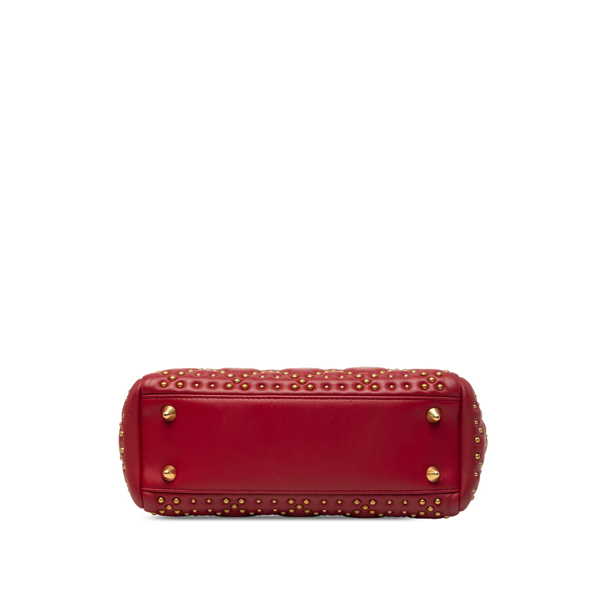 Dior Small Lambskin Cannage Studded Supple Lady Dior - image 3