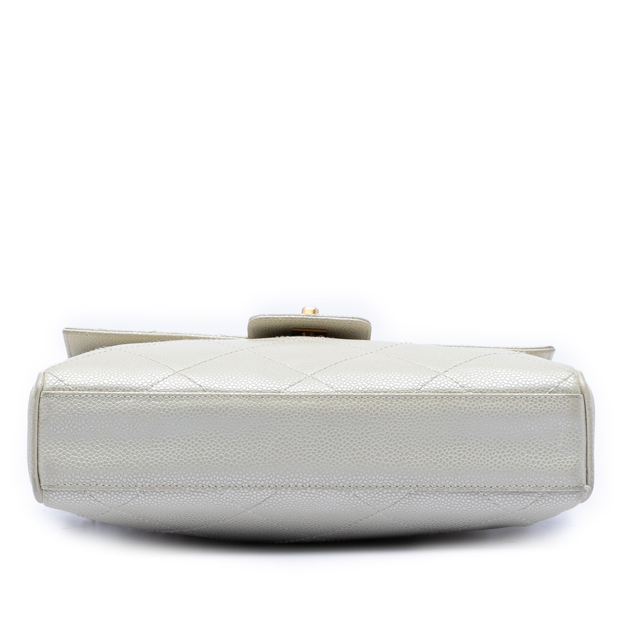 Chanel CC Diamond Quilted Caviar Shoulder Bag - image 3