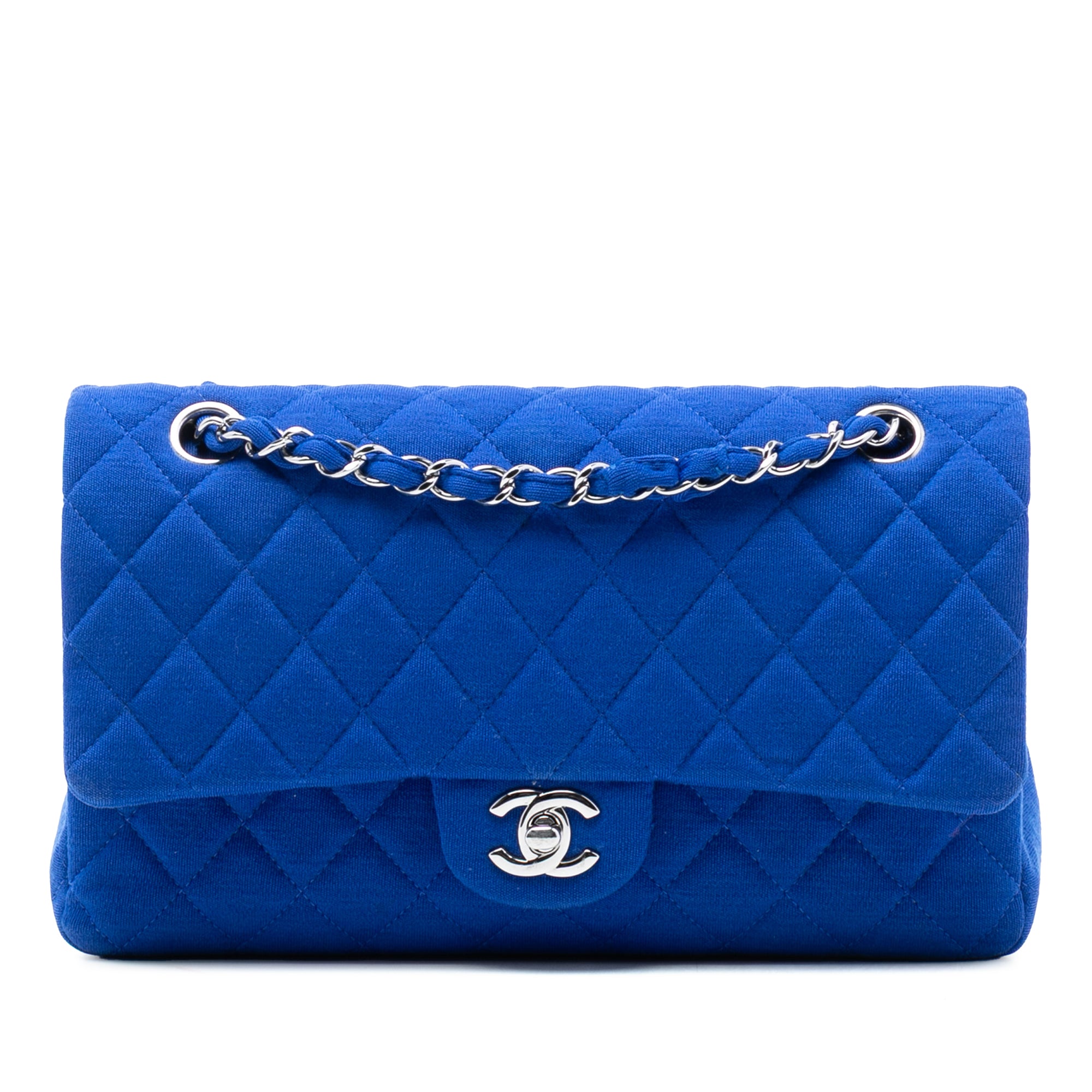 Chanel Medium Classic Jersey Double Flap - image 1
