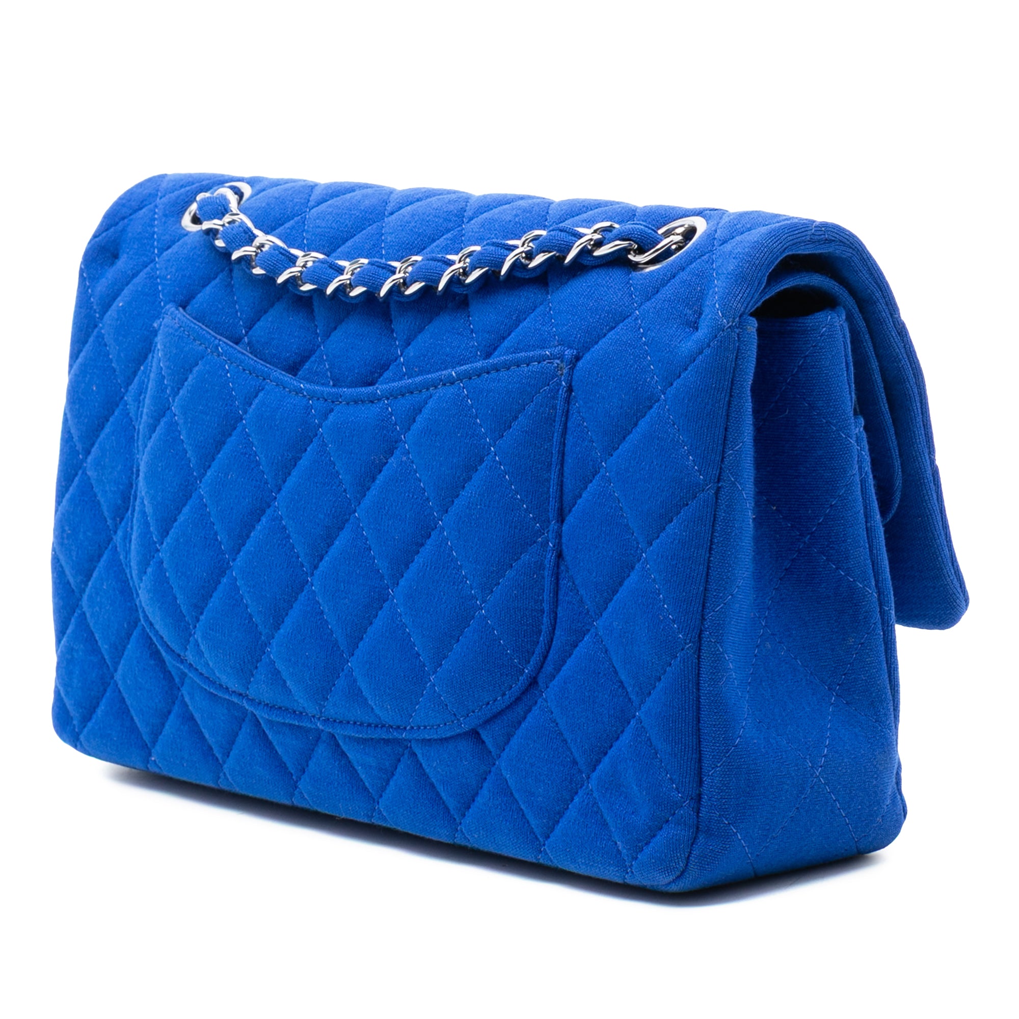 Chanel Medium Classic Jersey Double Flap - image 2