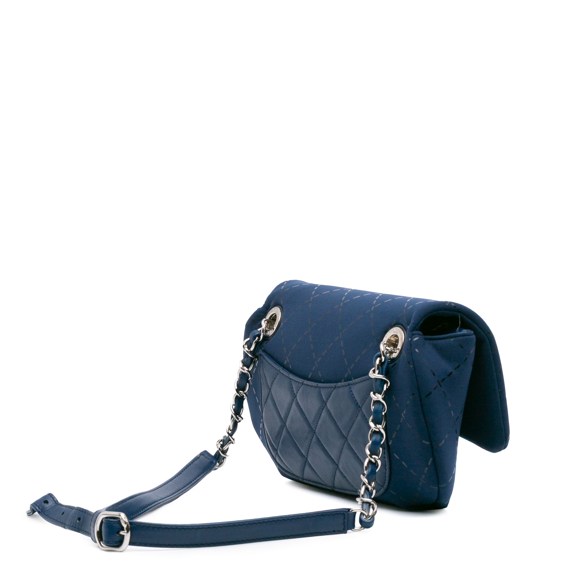 Chanel Classic Jersey Single Flap - image 2