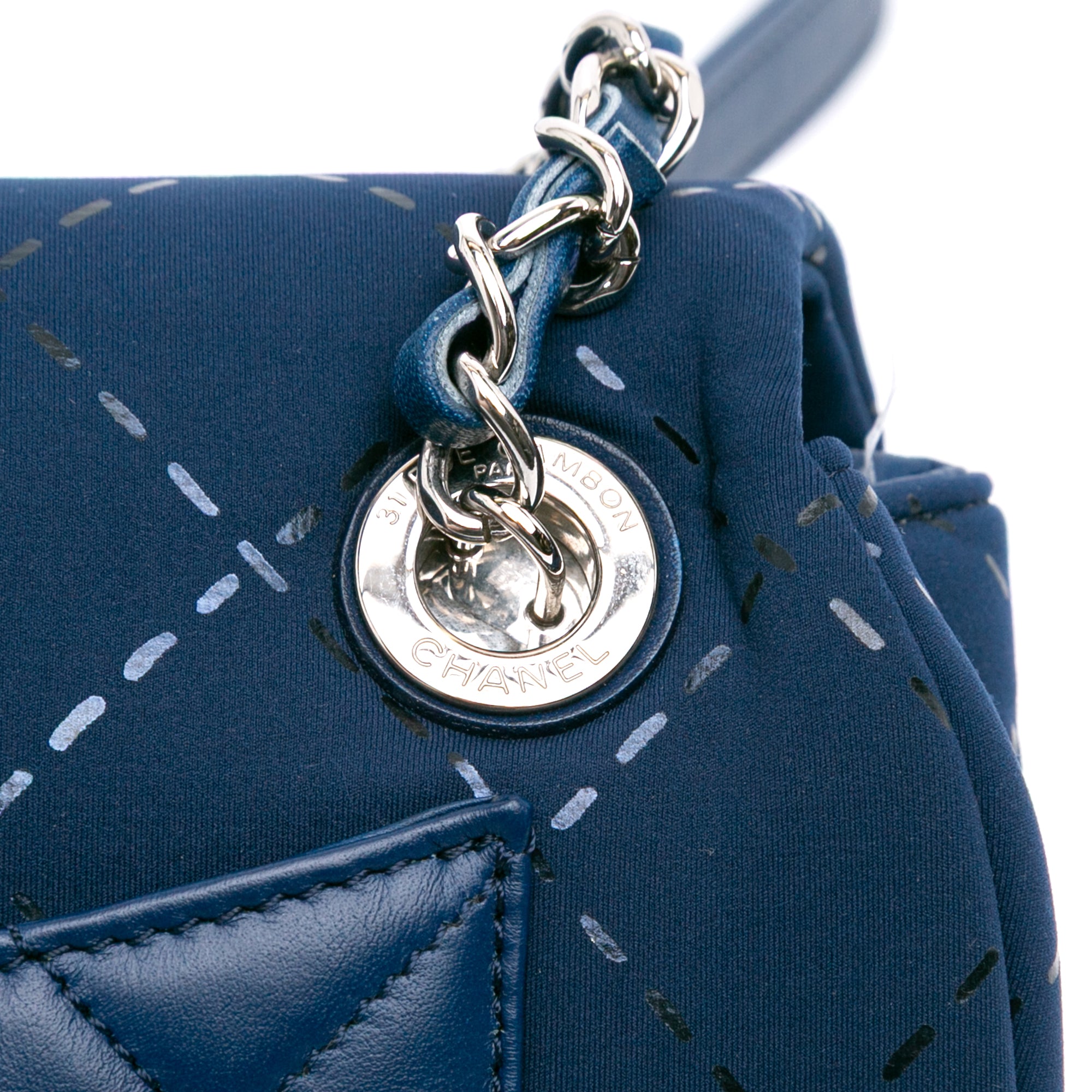 Chanel Classic Jersey Single Flap - image 9