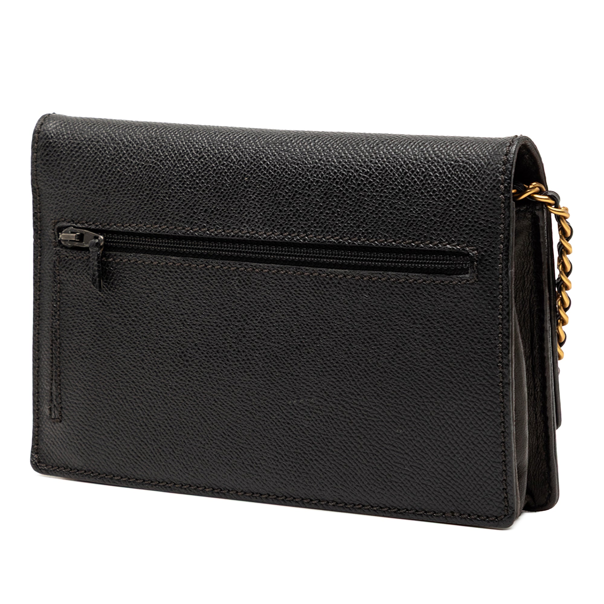 Chanel CC Grained Calfskin Wallet on Chain - image 2