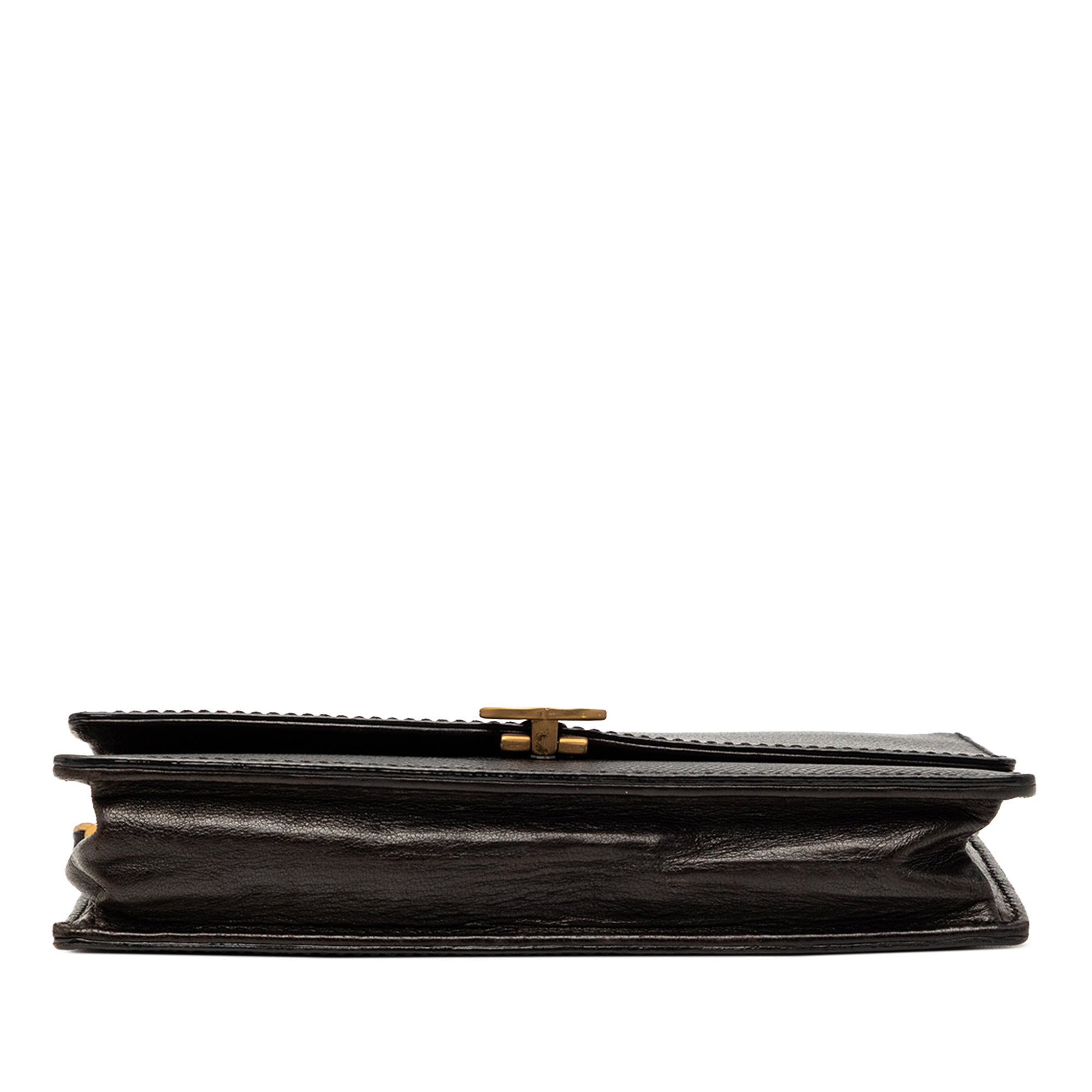 Chanel CC Grained Calfskin Wallet on Chain - image 3