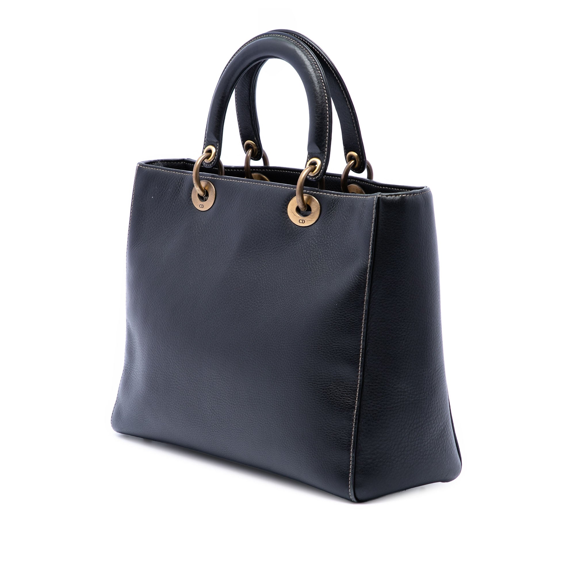 Dior Large Grained Calfskin Lady Dior - image 2