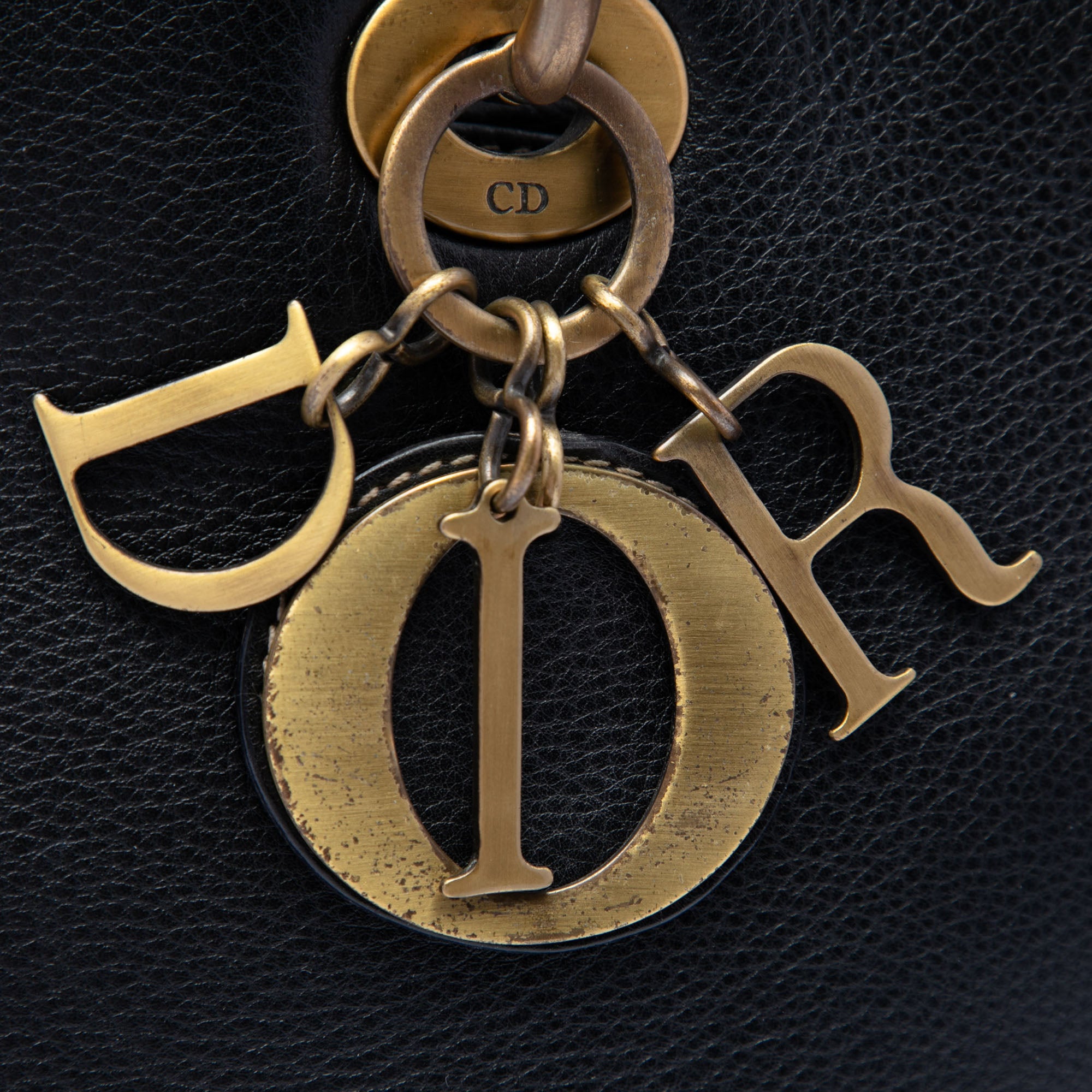 Dior Large Grained Calfskin Lady Dior - image 5