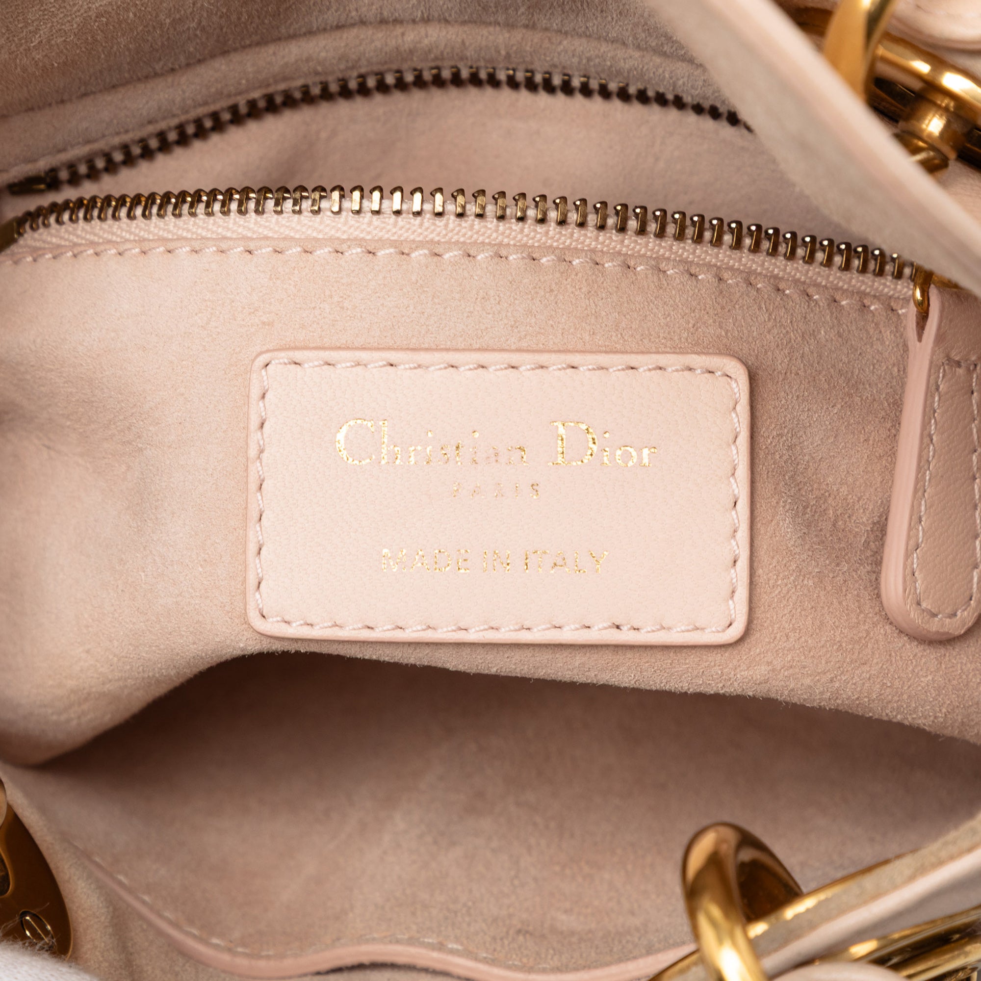 Dior Mini Lambskin Cannage Studded Supple Lady Dior - image 5