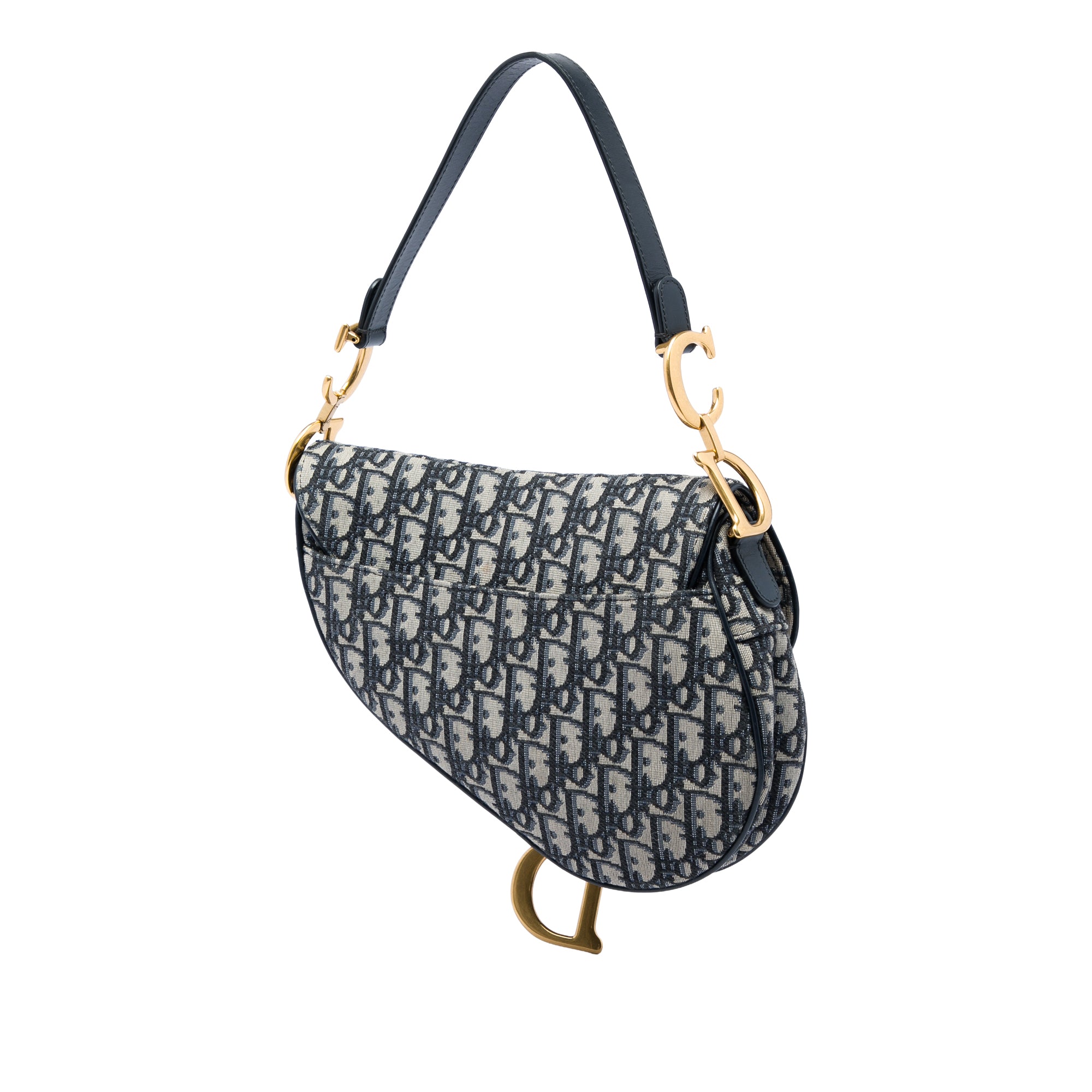 Dior Oblique Canvas Saddle Bag - image 2