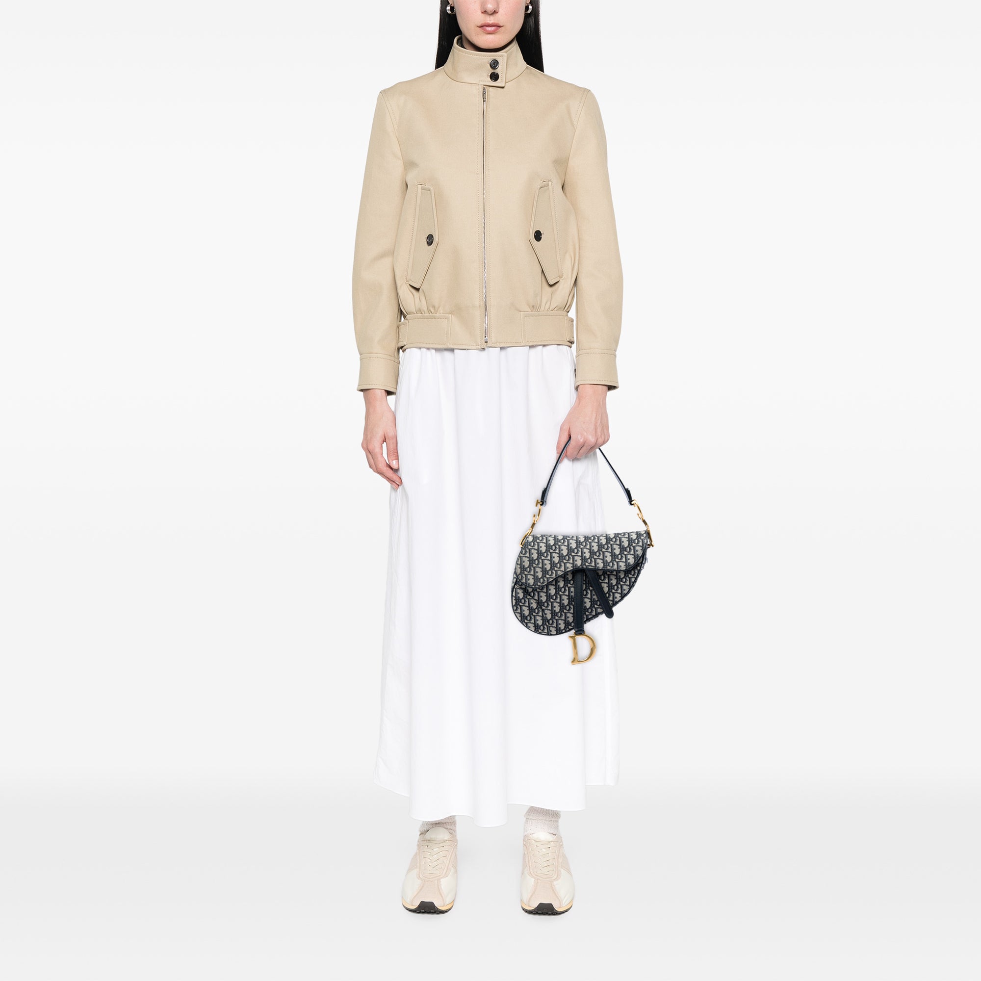 Dior Oblique Canvas Saddle Bag - image 5