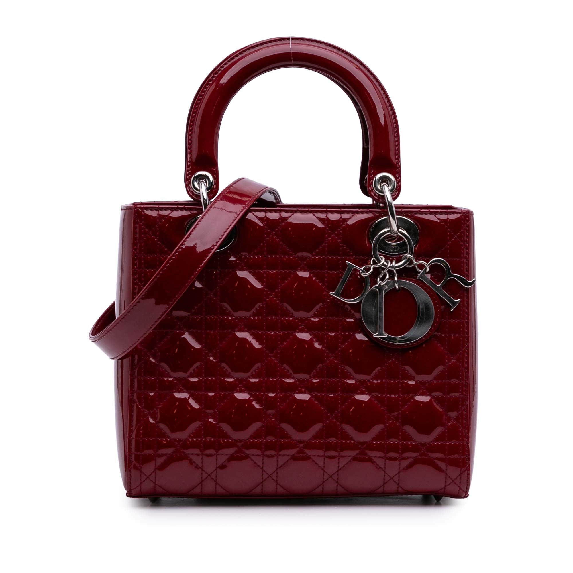 Dior Medium Patent Cannage Lady Dior - image 1