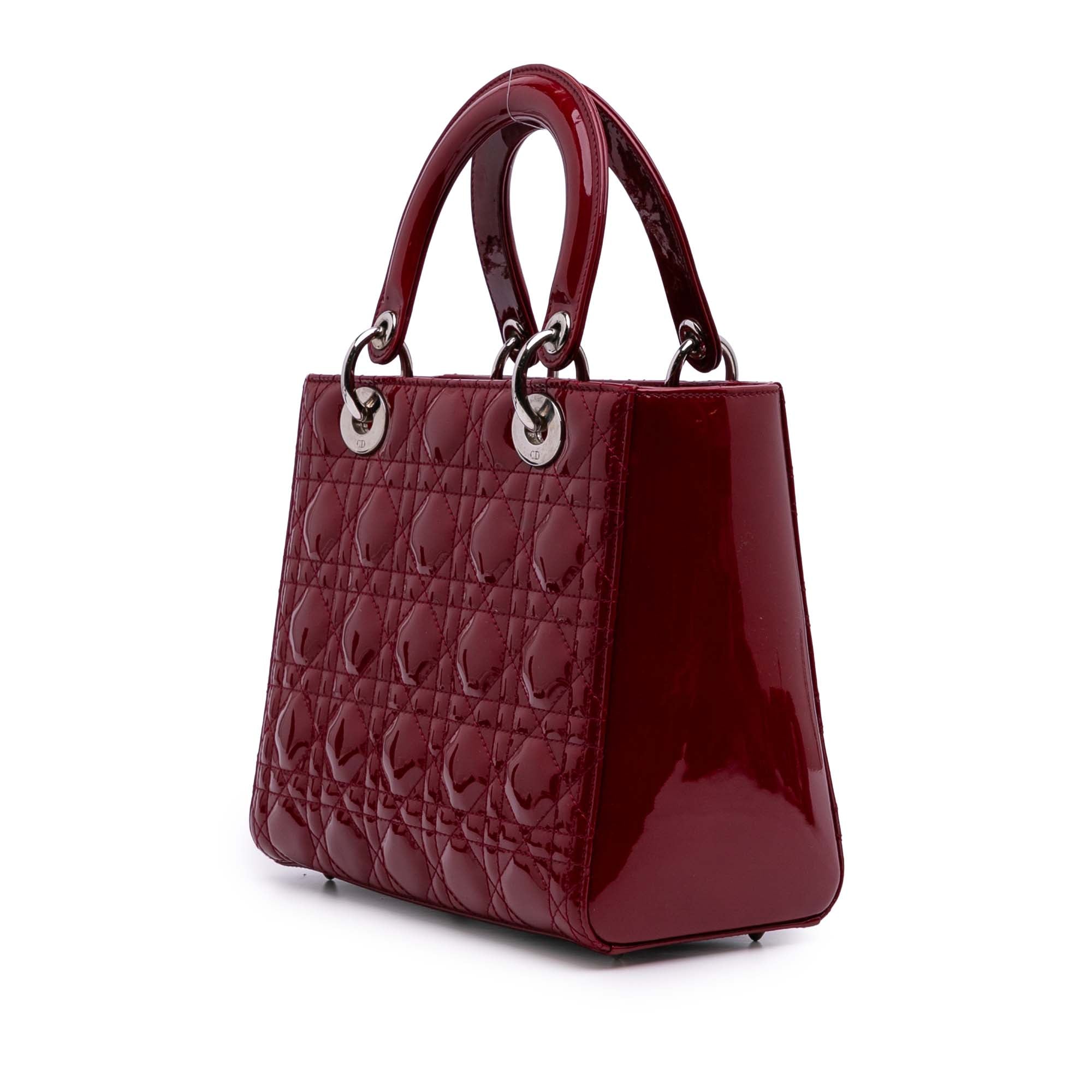 Dior Medium Patent Cannage Lady Dior - image 2