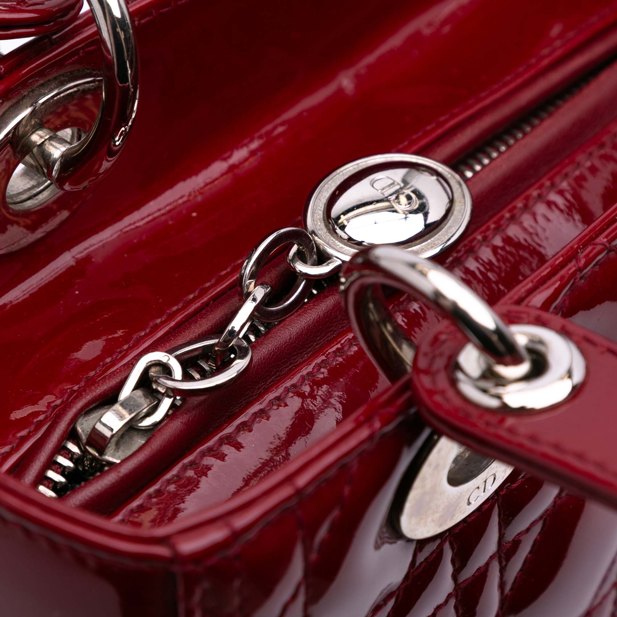 Dior Medium Patent Cannage Lady Dior - image 5