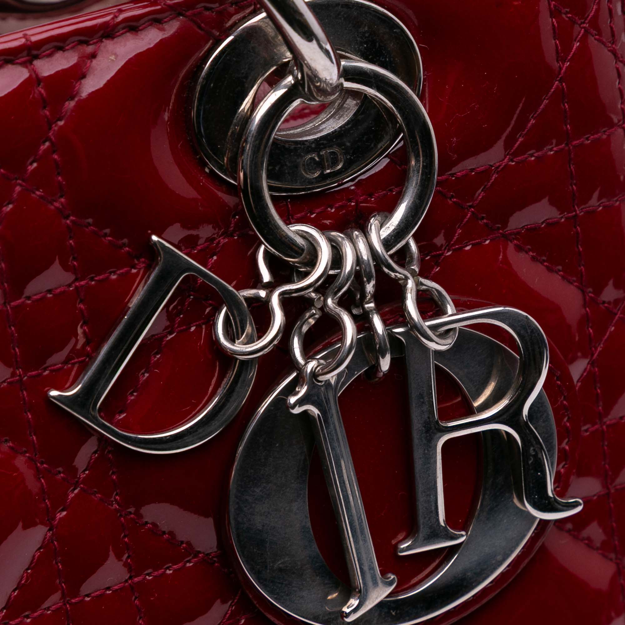 Dior Medium Patent Cannage Lady Dior - image 7
