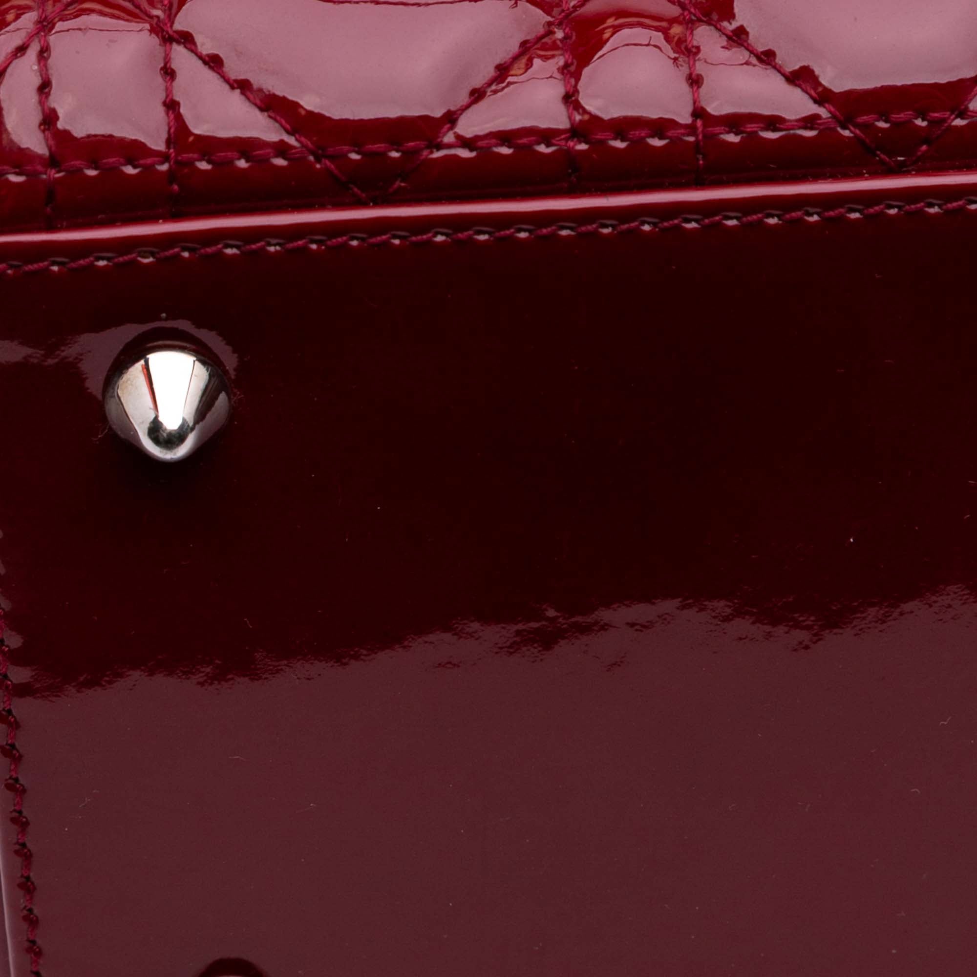 Dior Medium Patent Cannage Lady Dior - image 8