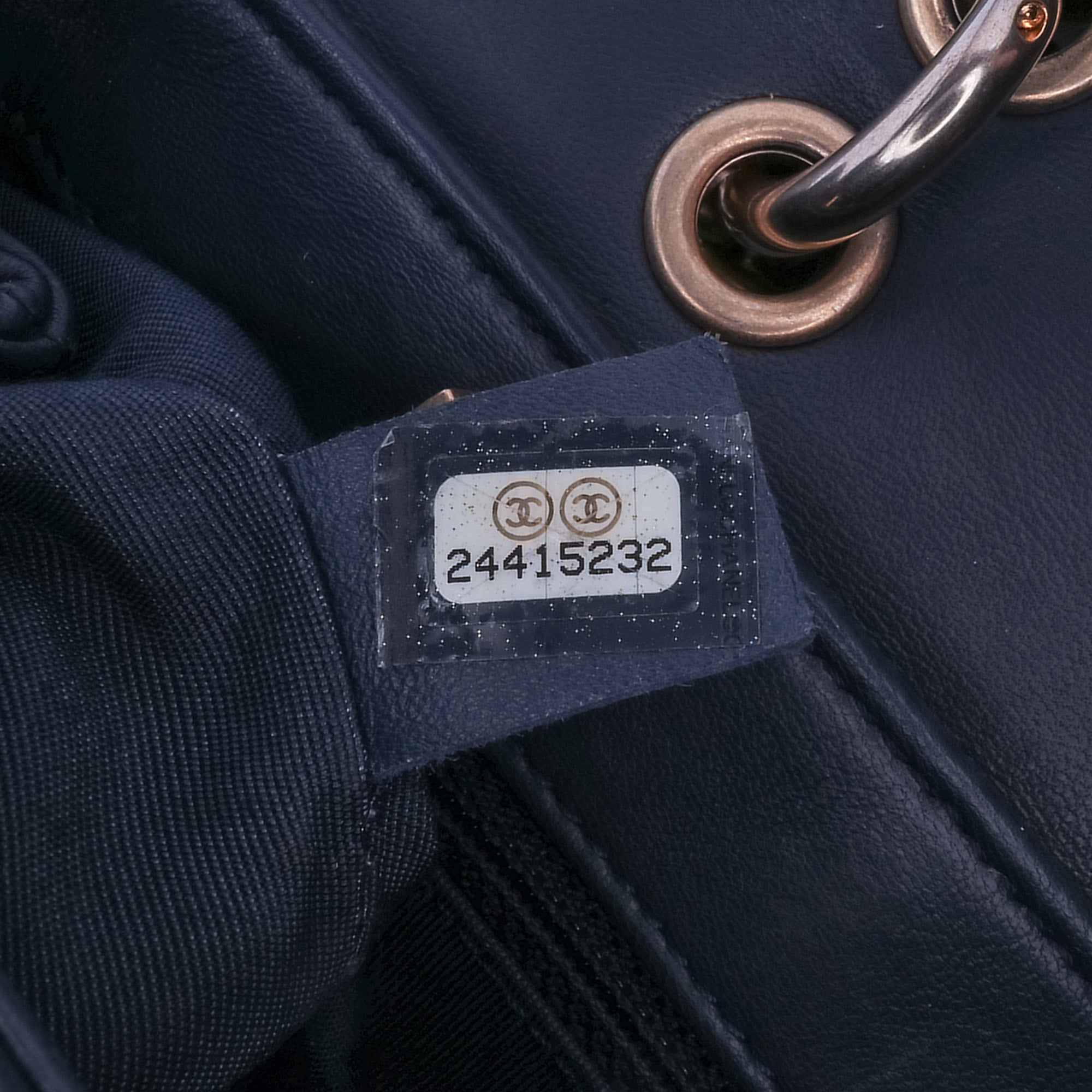 Chanel Chevron Sheepskin Stitched Chain Top Handle Flap - image 5