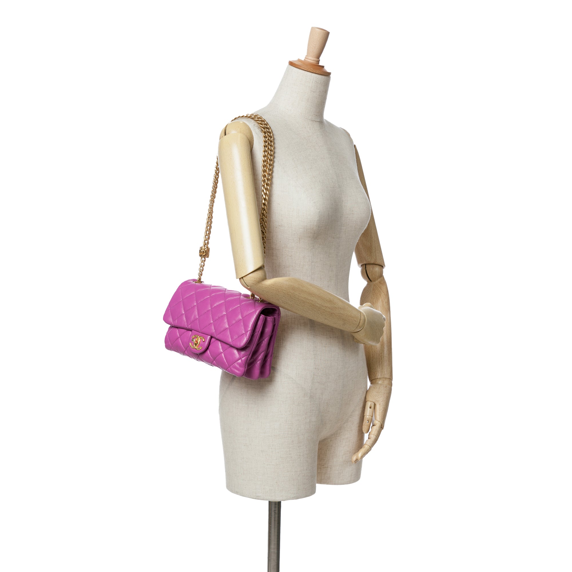 Chanel Small Quilted Lambskin Pillow Crush Flap - image 8