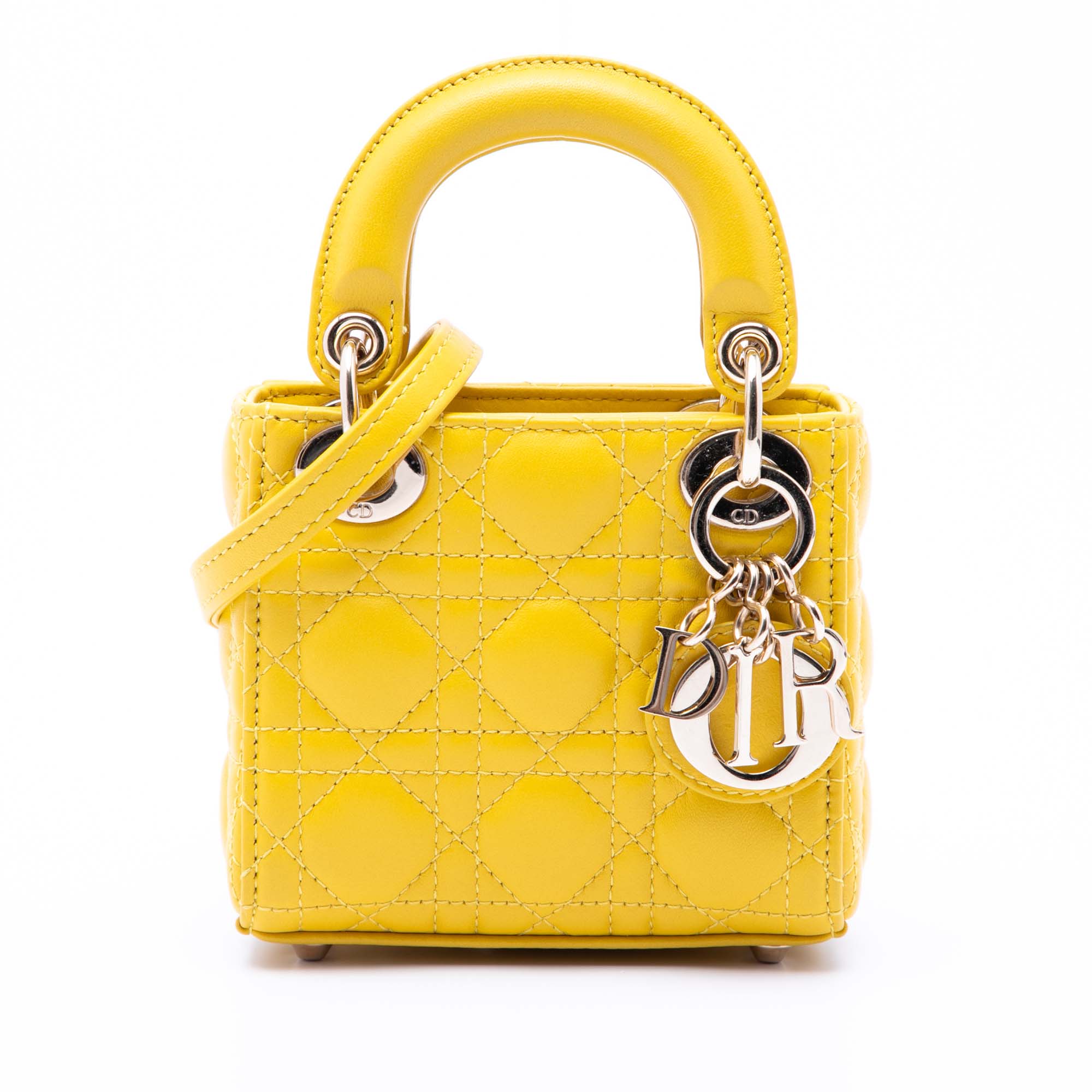 Dior Micro Lambskin Cannage Lady Dior - image 1