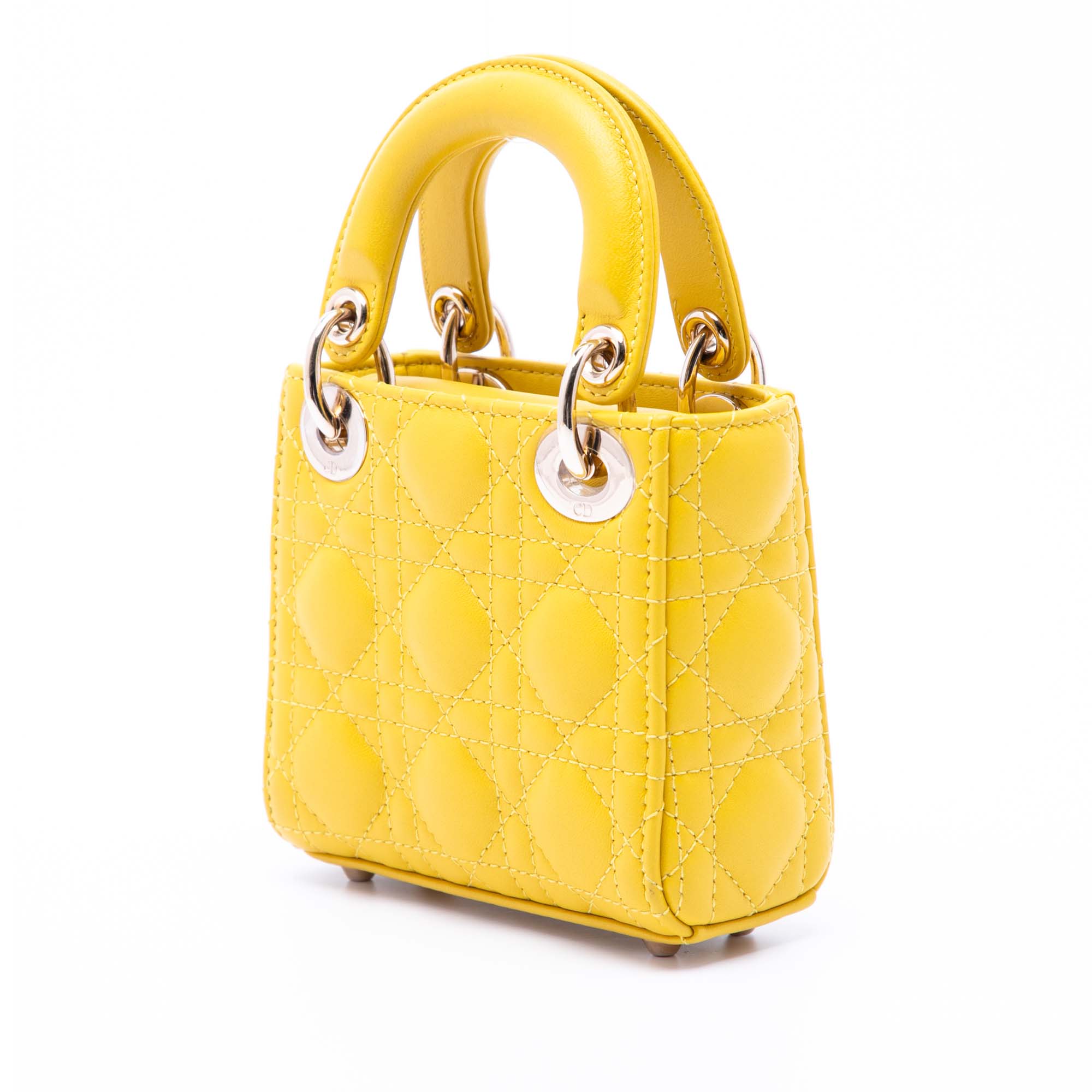 Dior Micro Lambskin Cannage Lady Dior - image 2