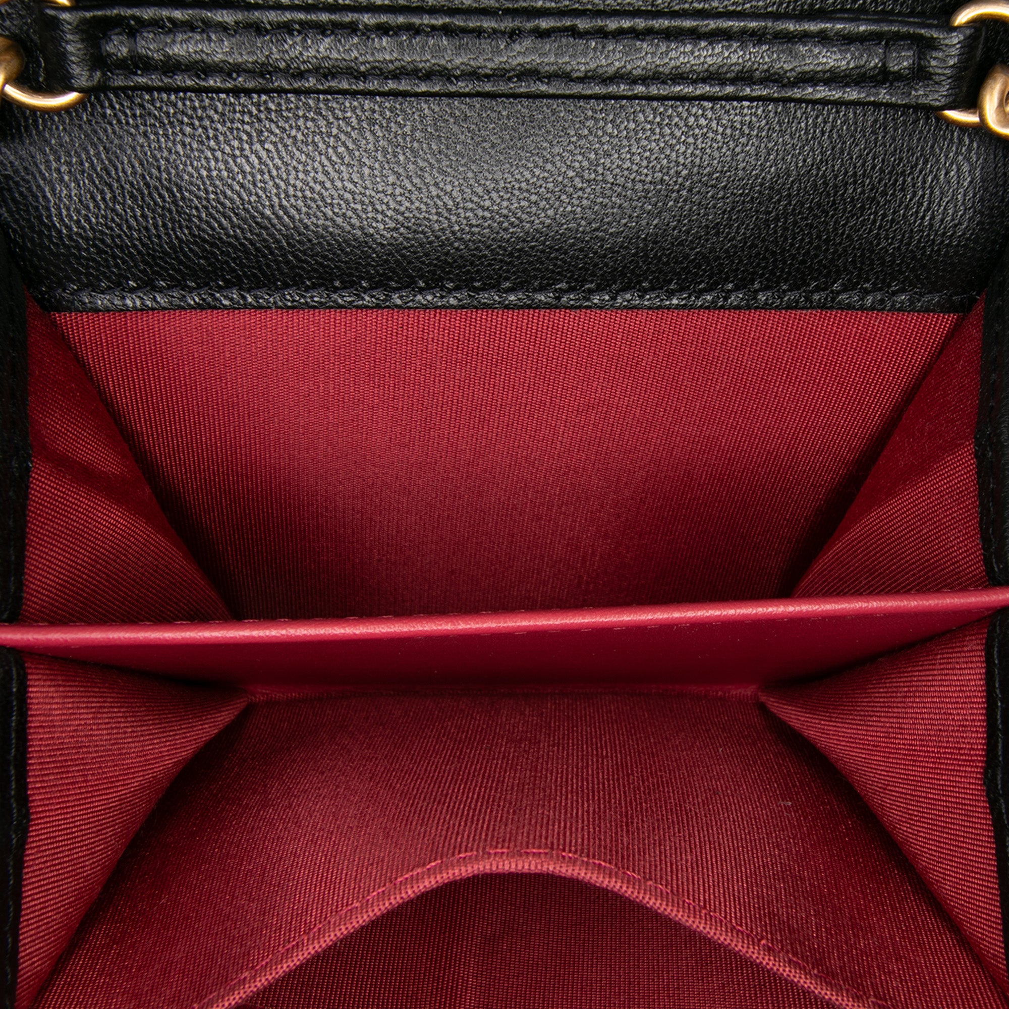 Chanel Quilted Lambskin 19 Flap Coin Purse With Chain - image 4