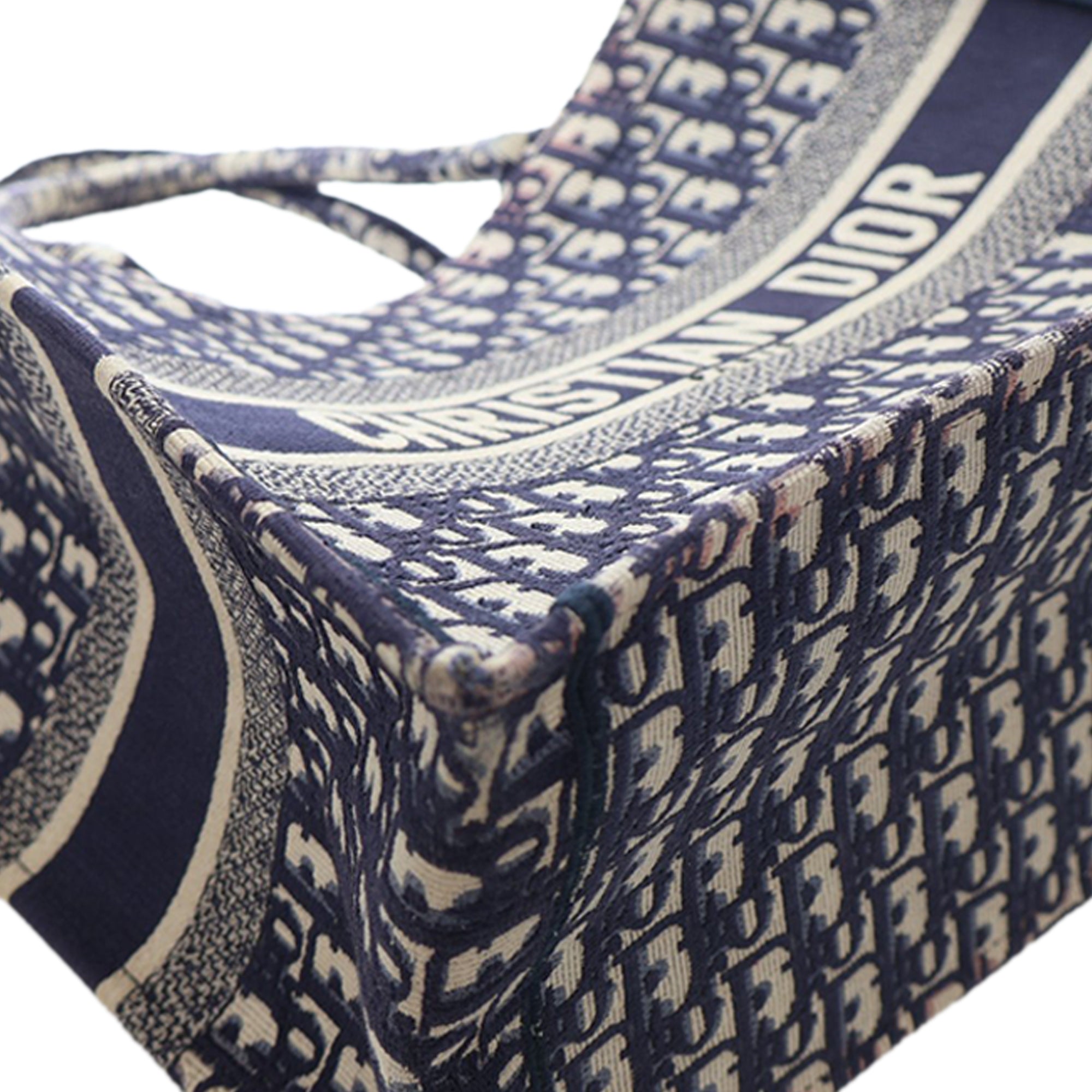 Dior Medium Oblique Embroidered Canvas Book Tote - image 12