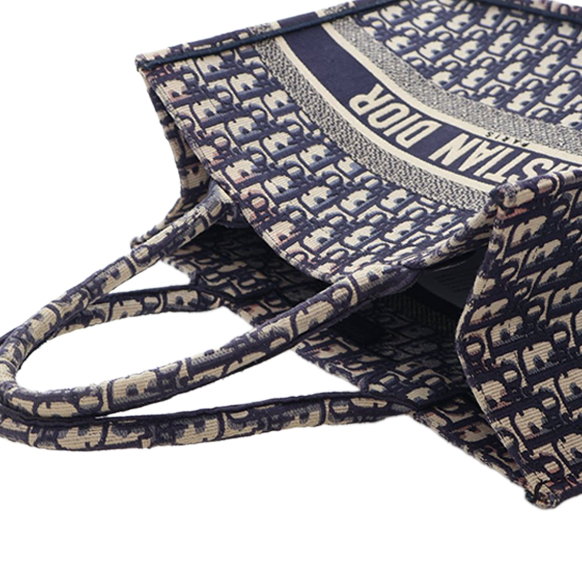 Dior Medium Oblique Embroidered Canvas Book Tote - image 13