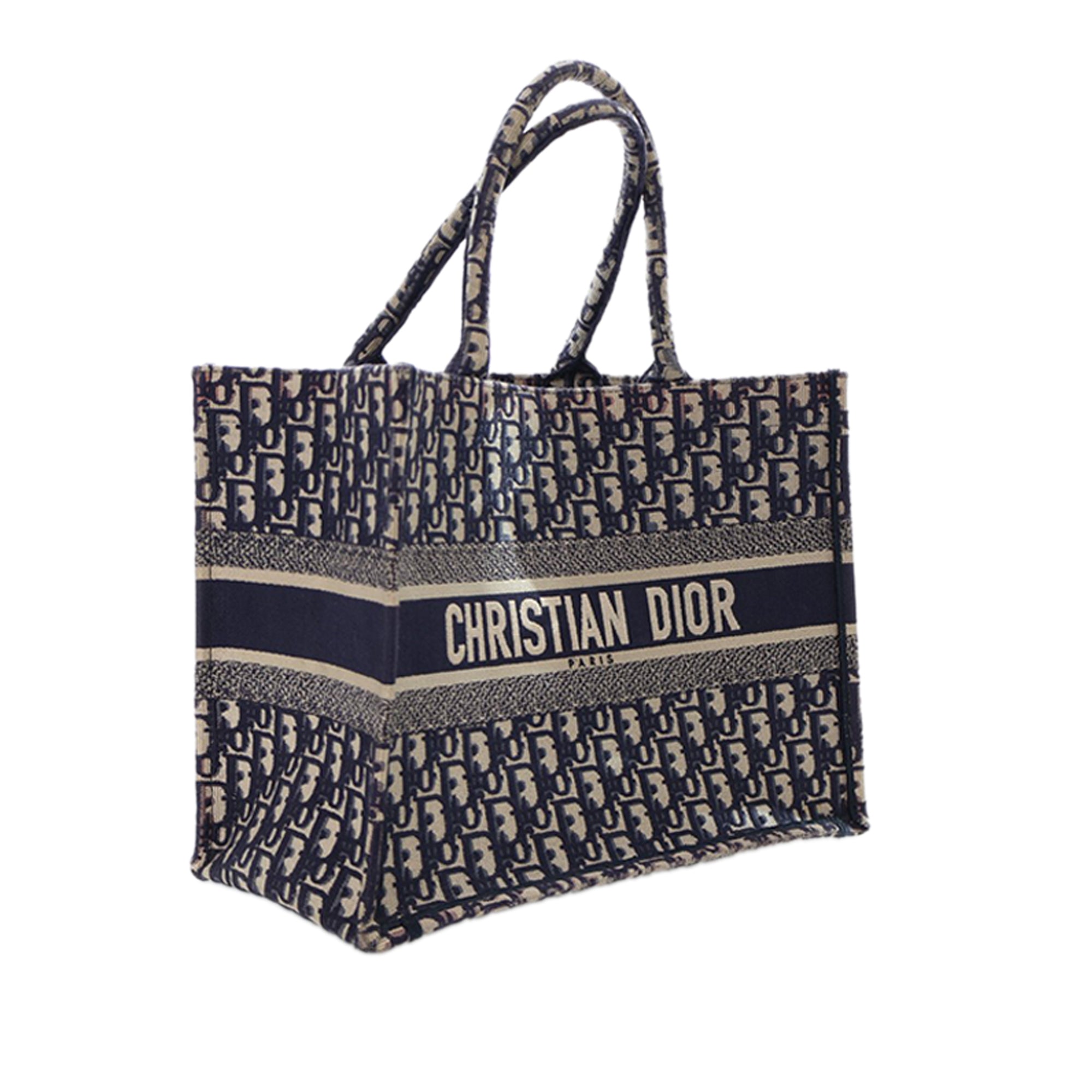 Dior Medium Oblique Embroidered Canvas Book Tote - image 3