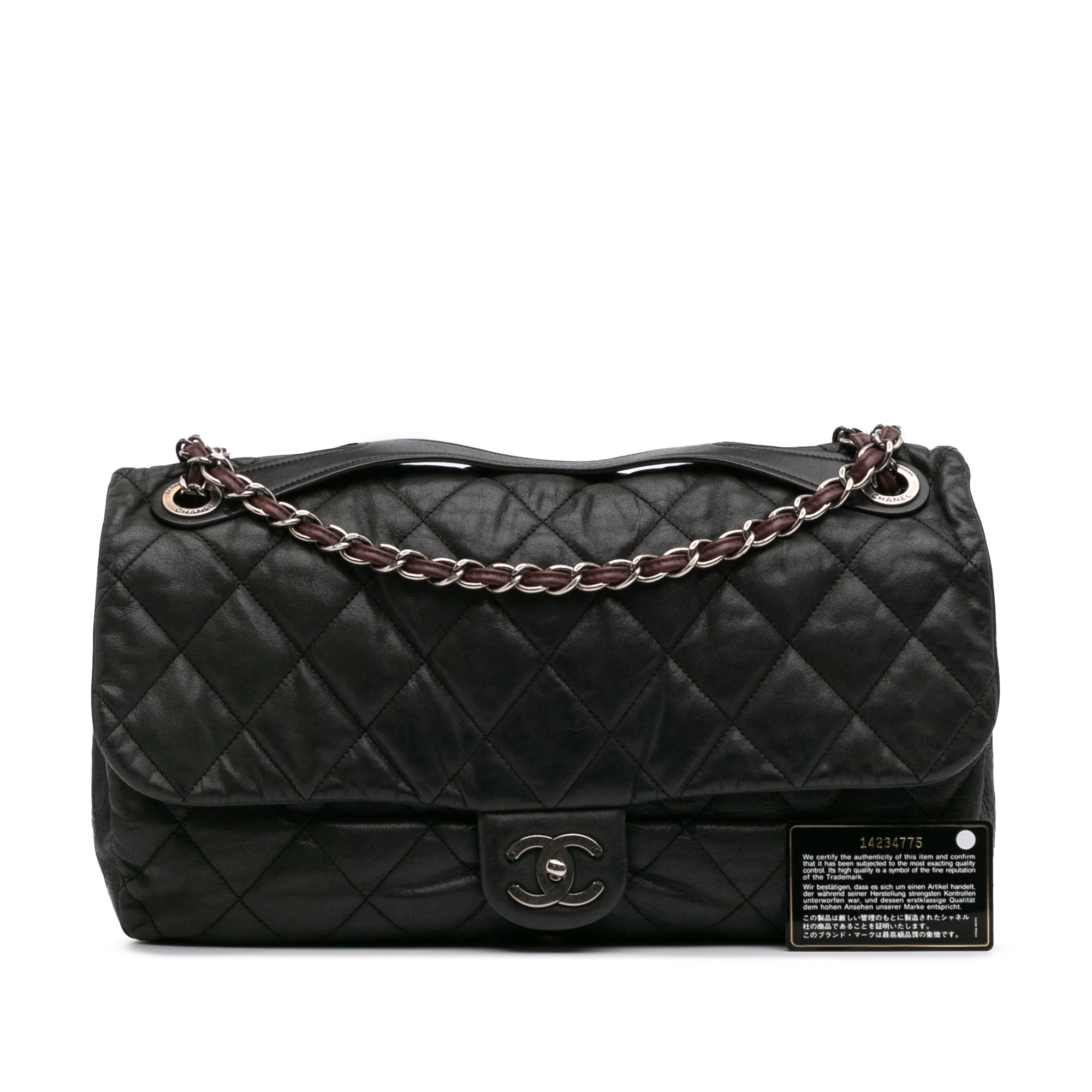 Chanel Jumbo Iridescent Calfskin In The Mix Flap - image 12
