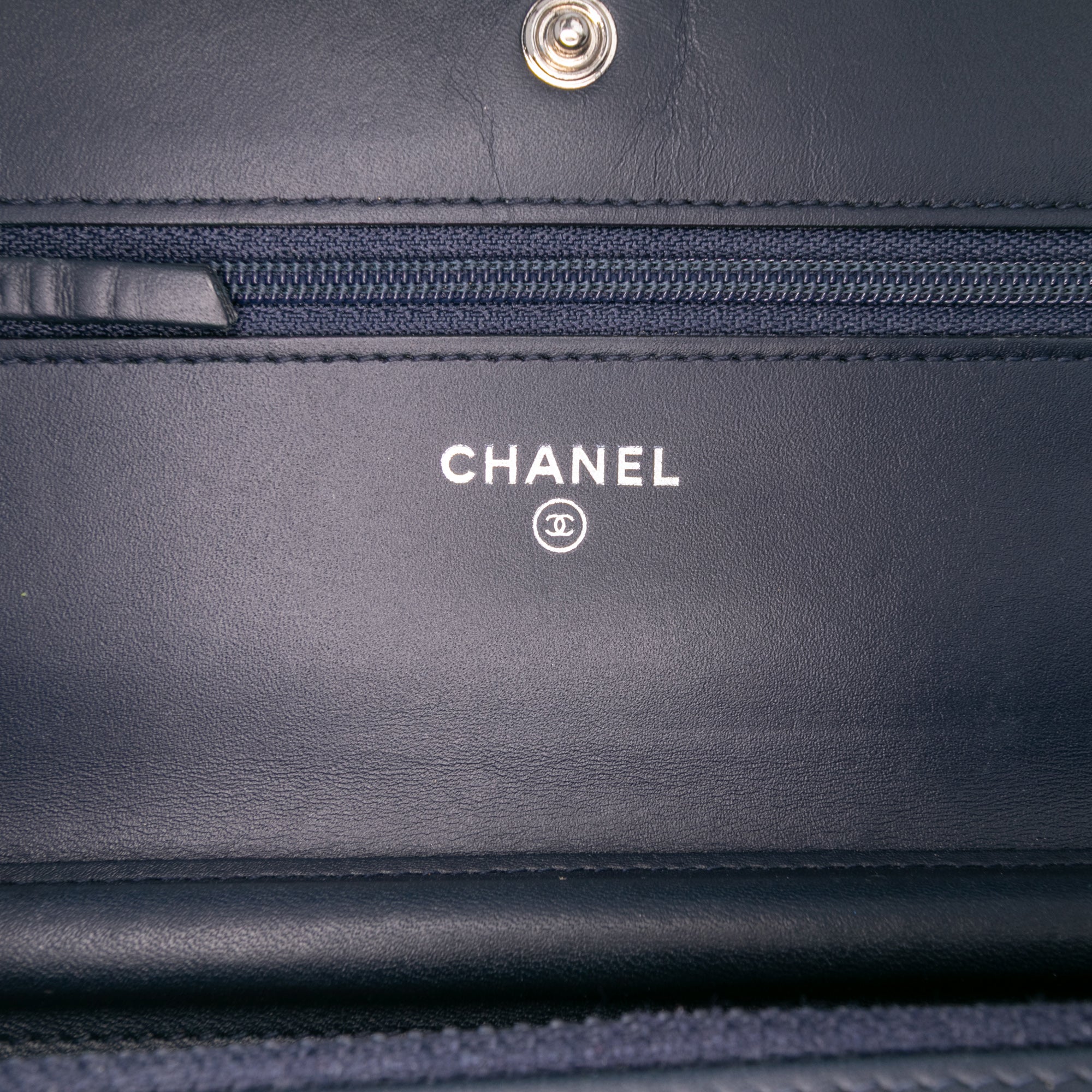 Chanel CC Quilted Patent Wallet On Chain - image 6