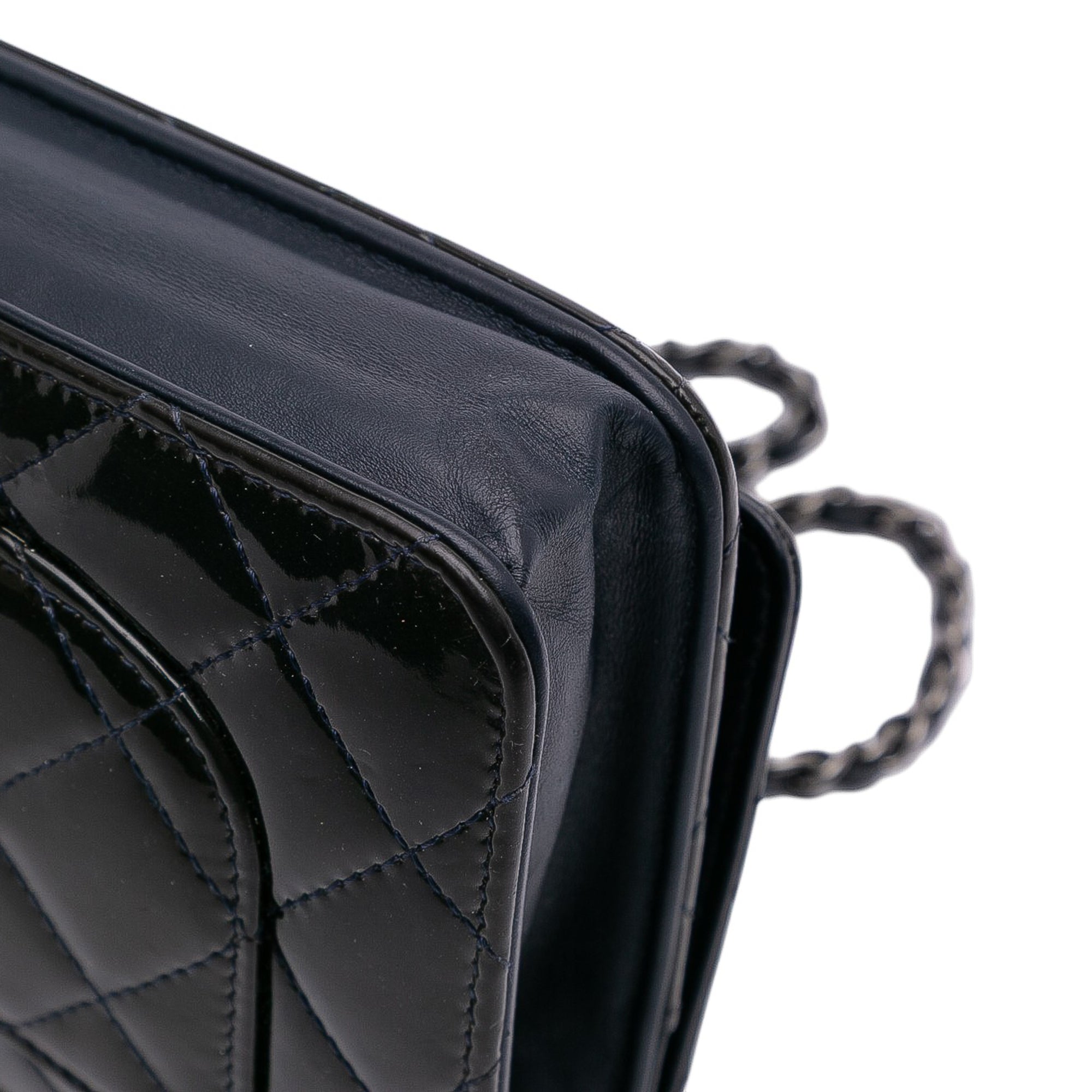 Chanel CC Quilted Patent Wallet On Chain - image 8