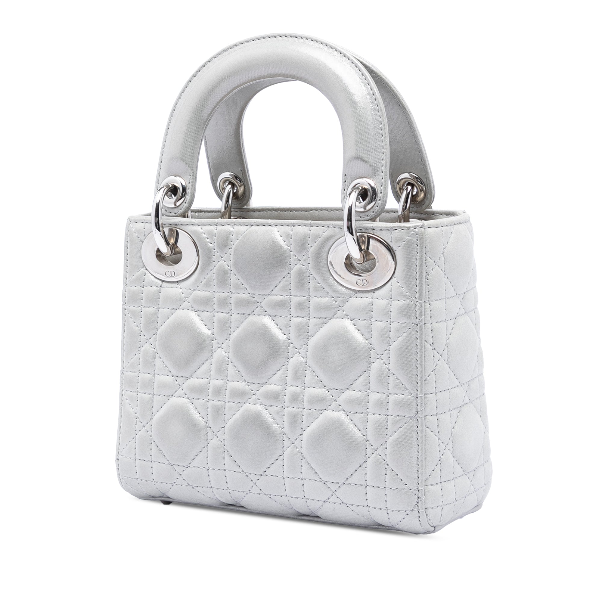 Dior Mini Iridescent Lambskin Cannage Lady Dior - image 2