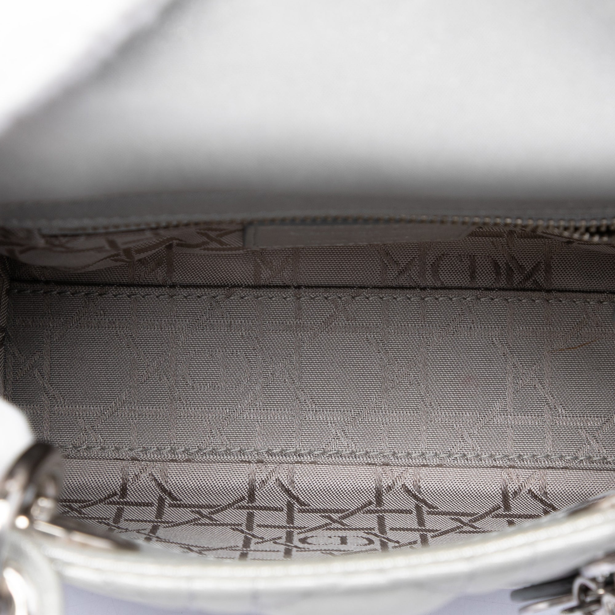 Dior Mini Iridescent Lambskin Cannage Lady Dior - image 4