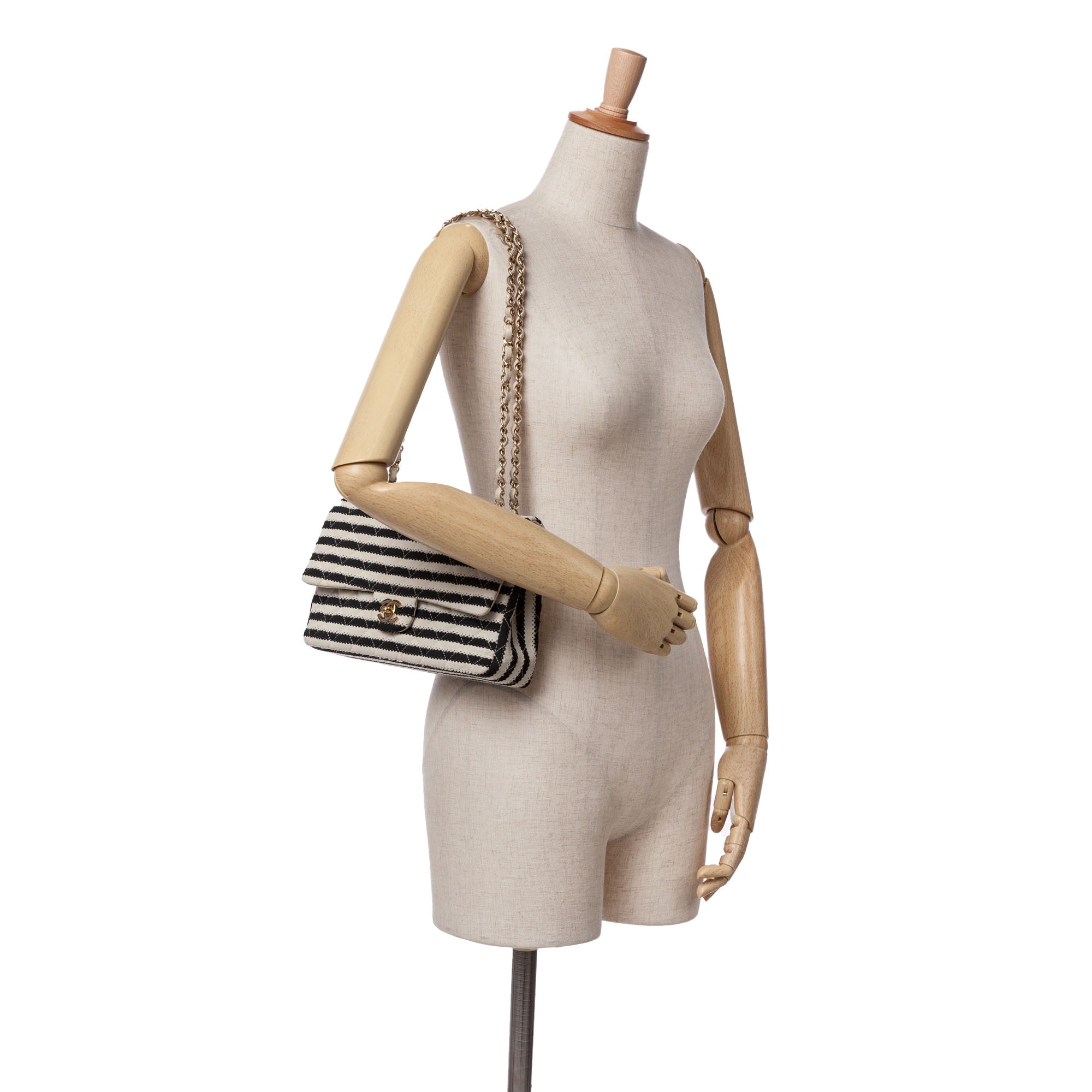 Chanel Medium Classic Jersey Coco Sailor Double Flap - image 14
